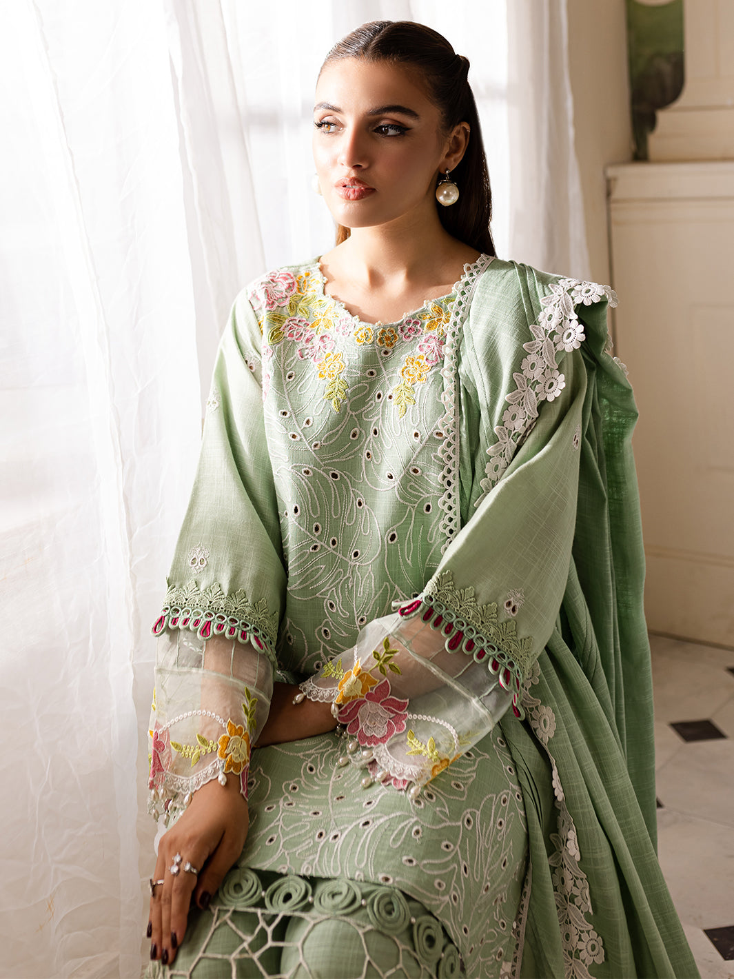 Parishay | Mira Winter | MW-02 | 3 PC Khaddar - House Of Hania