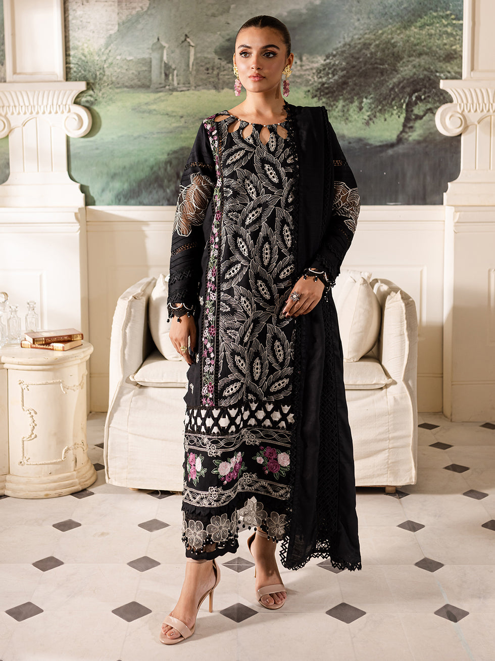 Parishay | Mira Winter |  MW-07 | 3 PC Crepe - House Of Hania