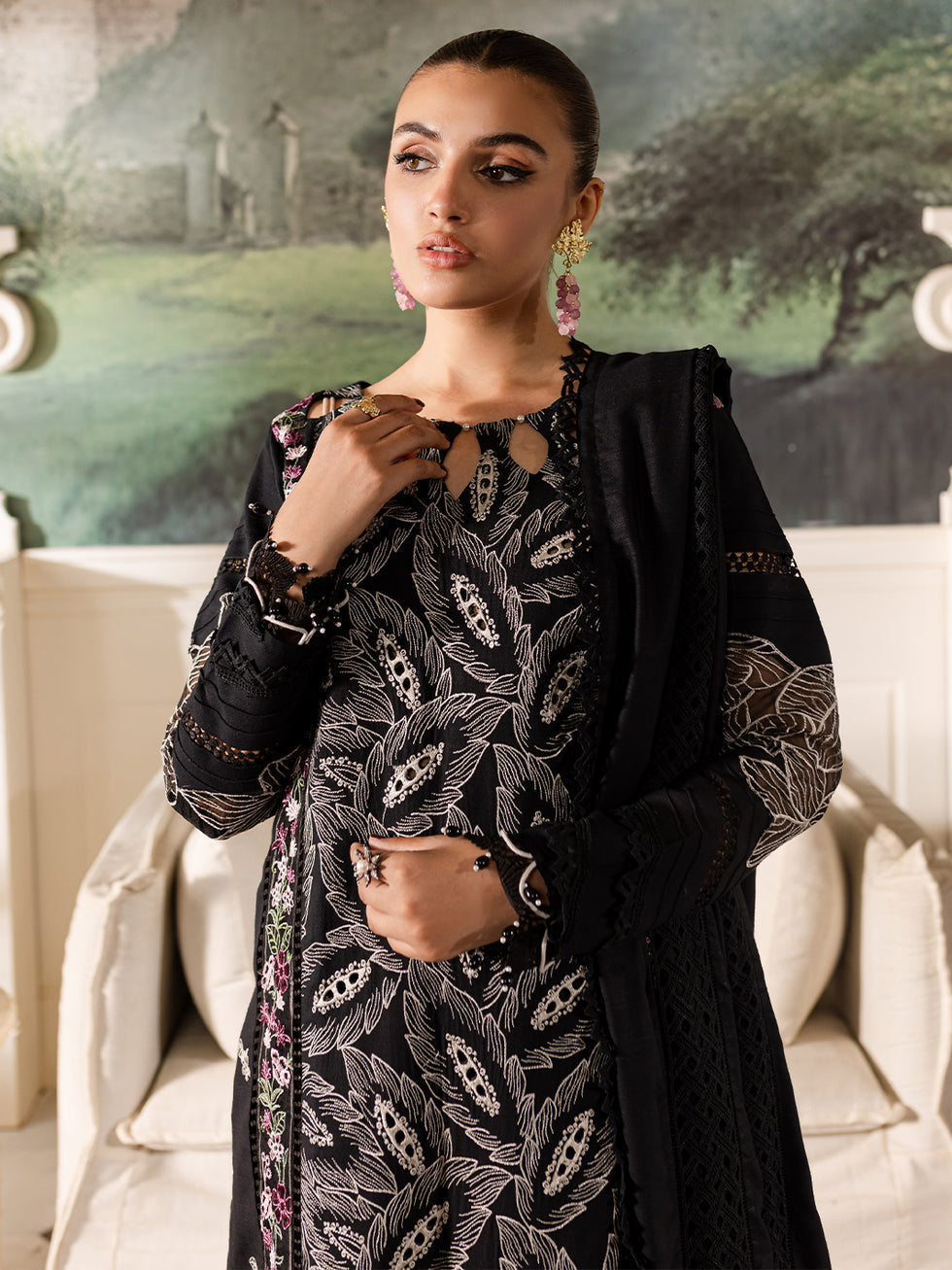 Parishay | Mira Winter |  MW-07 | 3 PC Crepe - House Of Hania