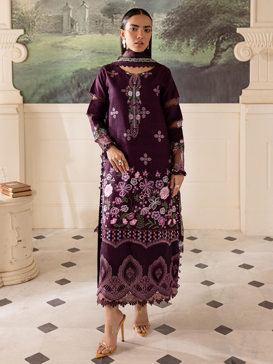 Parishay | Mira Winter | MW-10 | 3 PC Crepe - House Of Hania