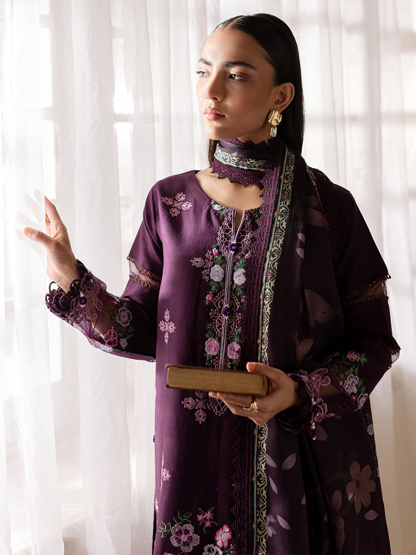 Parishay | Mira Winter | MW-10 | 3 PC Crepe - House Of Hania