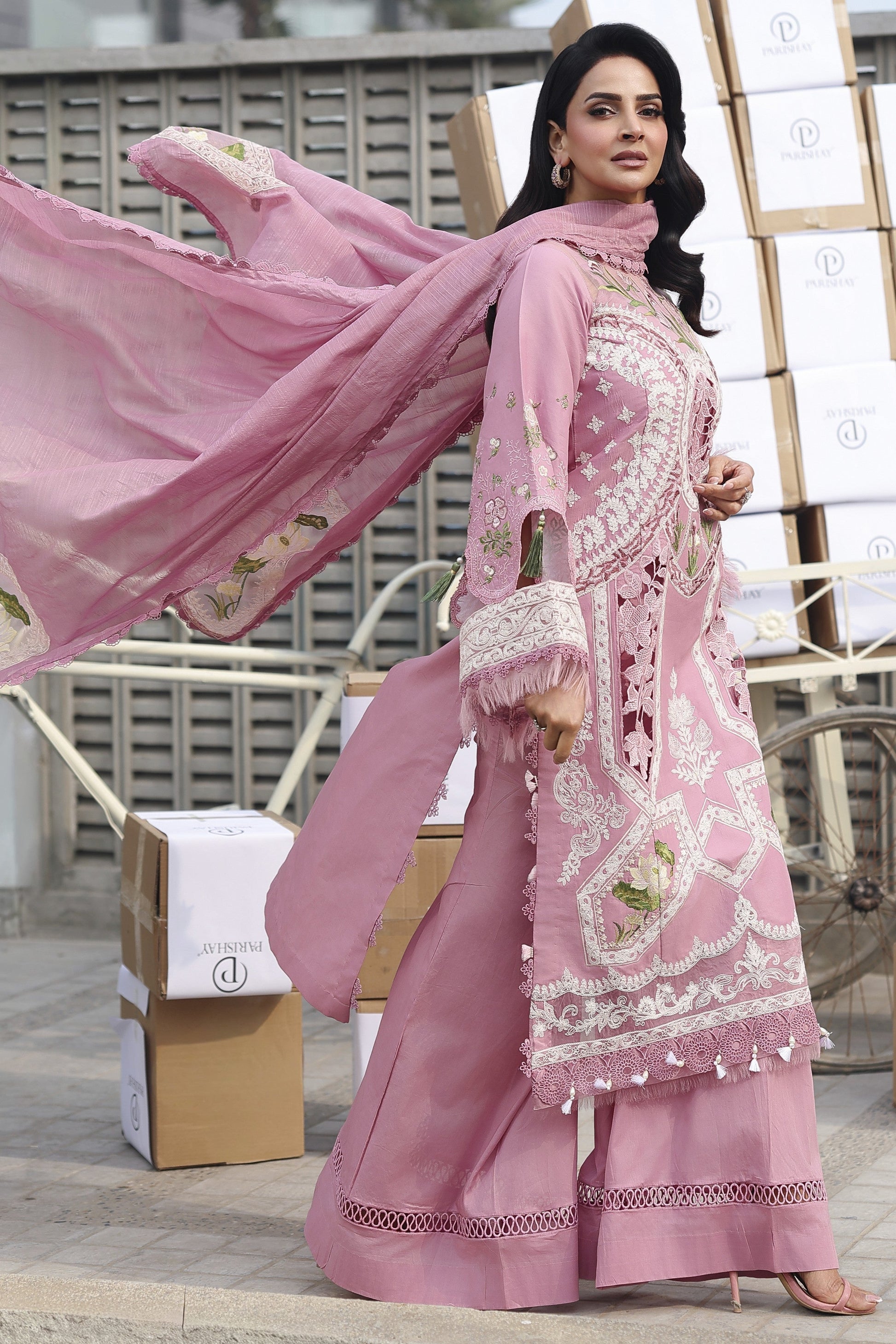 Parishay | Monaco Luxury Lawn 2026 | MN-02 | 3 PC LAWN - House Of Hania