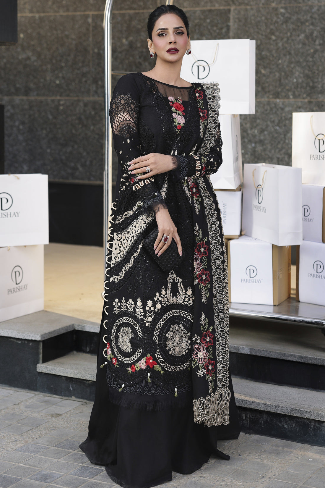 Parishay | Monaco Luxury Lawn 2026 | MN-03 | 3 PC LAWN - House Of Hania