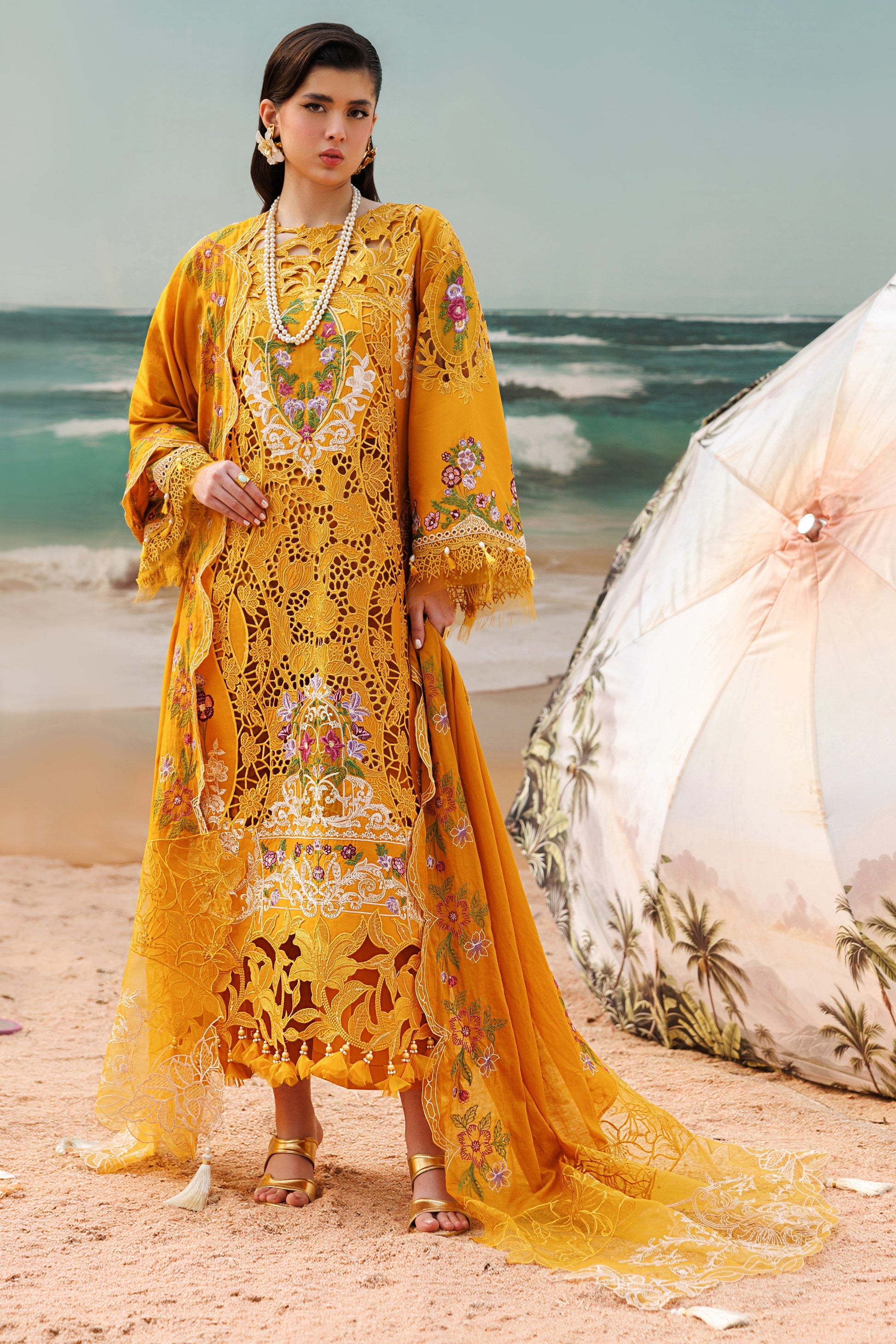 Parishay | Monaco Luxury Lawn 2026 | MN-08 | 3 PC LAWN - House Of Hania