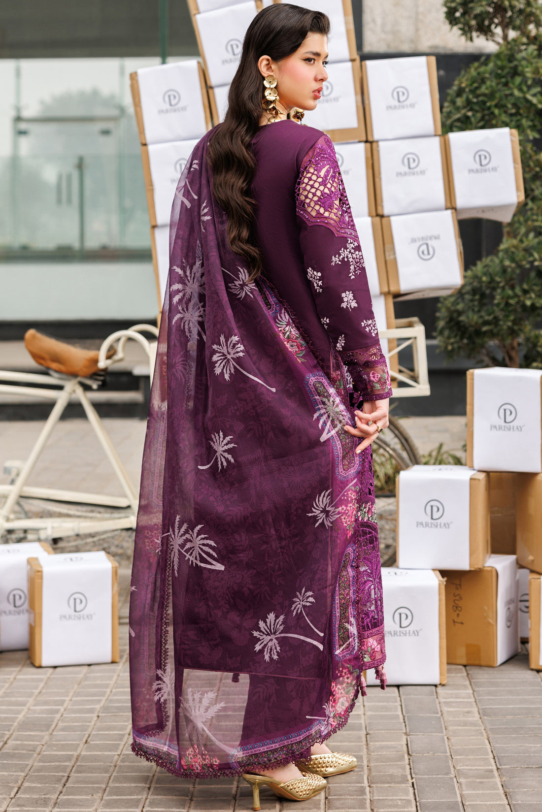 Parishay | Monaco Luxury Lawn 2026 | MN-12 | 3 PC LAWN - House Of Hania