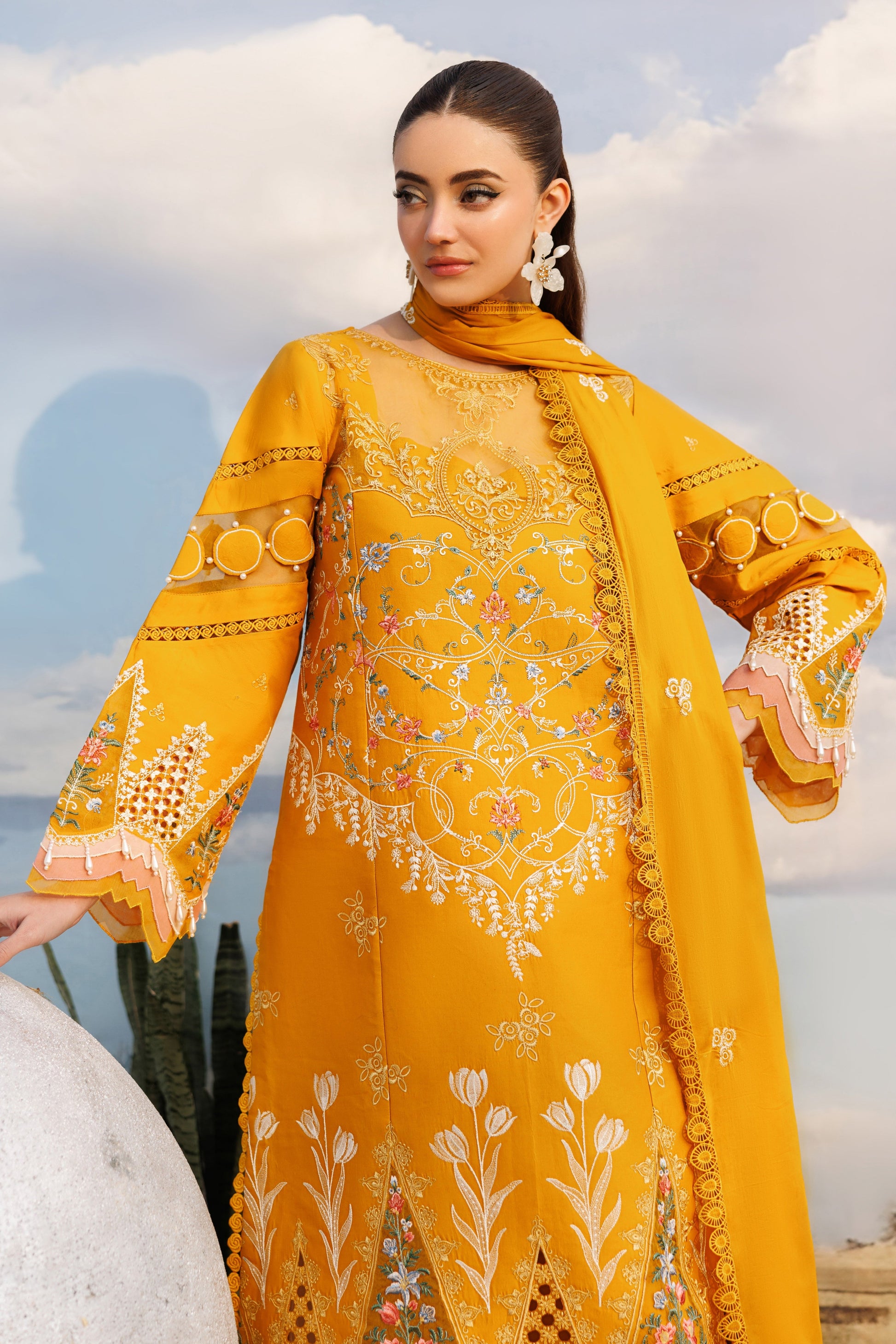 Parishay | Shangrila Lawn Vol 2 | ANG-02 | 3 PC LAWN - House Of Hania