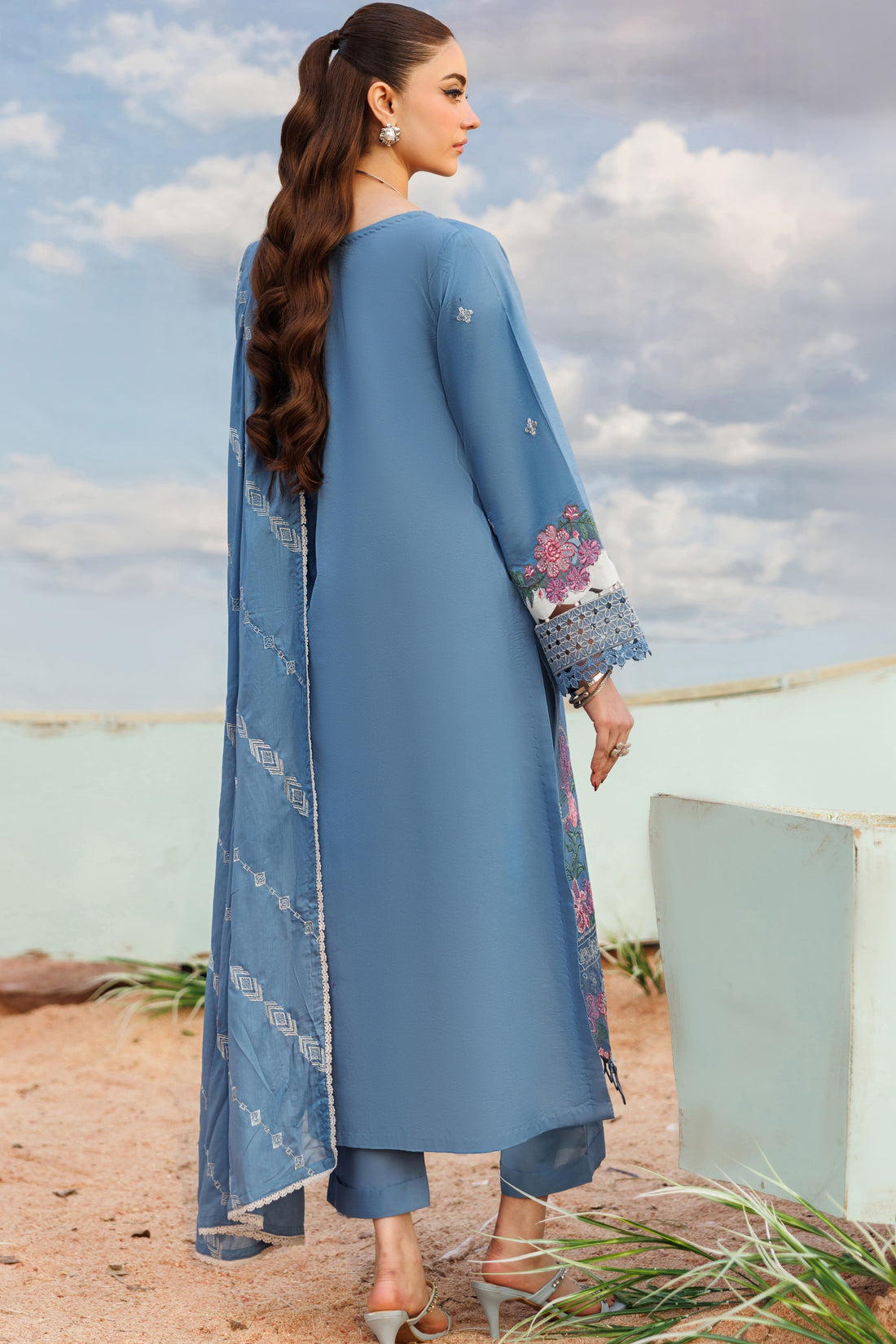 Parishay | Shangrila Lawn Vol 2 | ANG-03 | 3 PC LAWN - House Of Hania