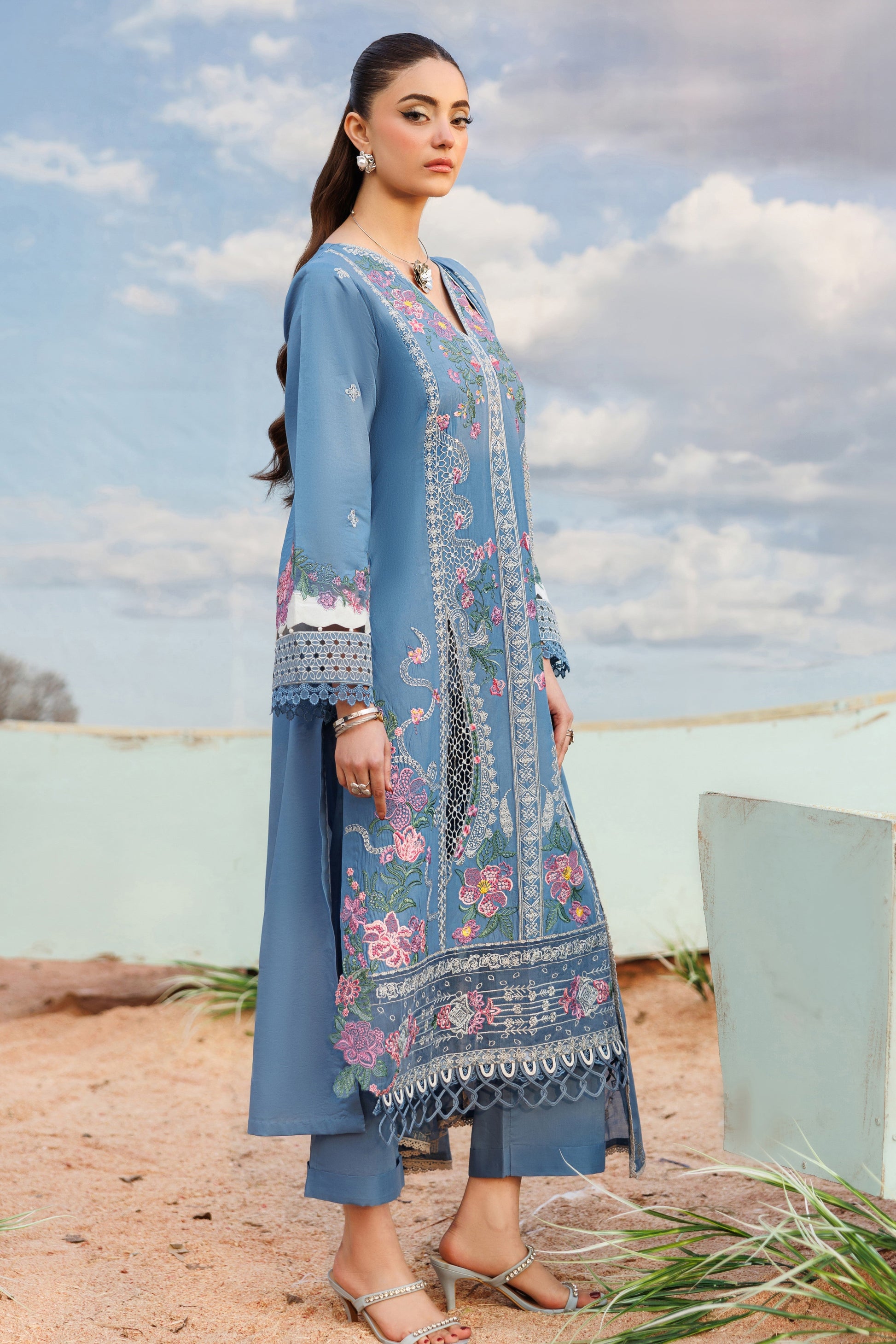 Parishay | Shangrila Lawn Vol 2 | ANG-03 | 3 PC LAWN - House Of Hania