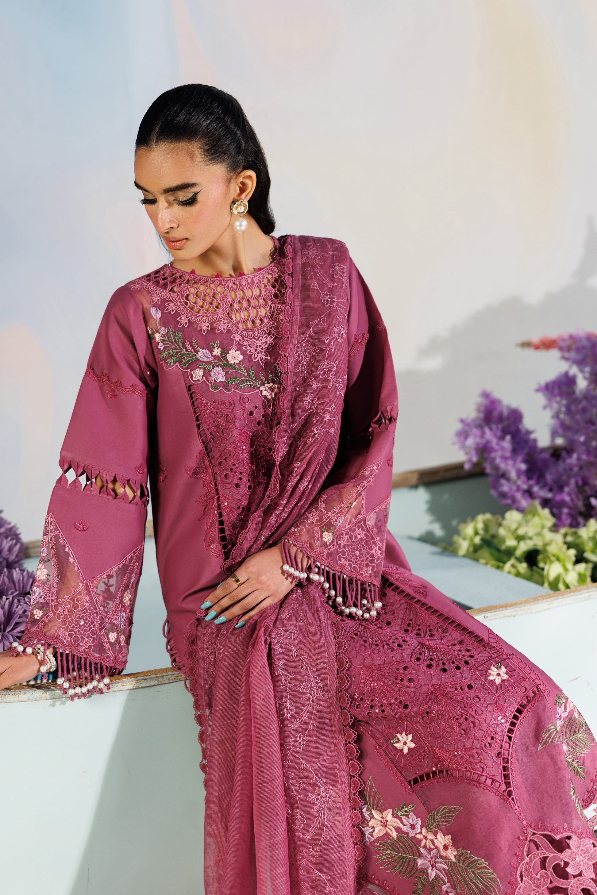 Parishay | Shangrila Lawn Vol 2 | ANG-04 | 3 PC LAWN - House Of Hania