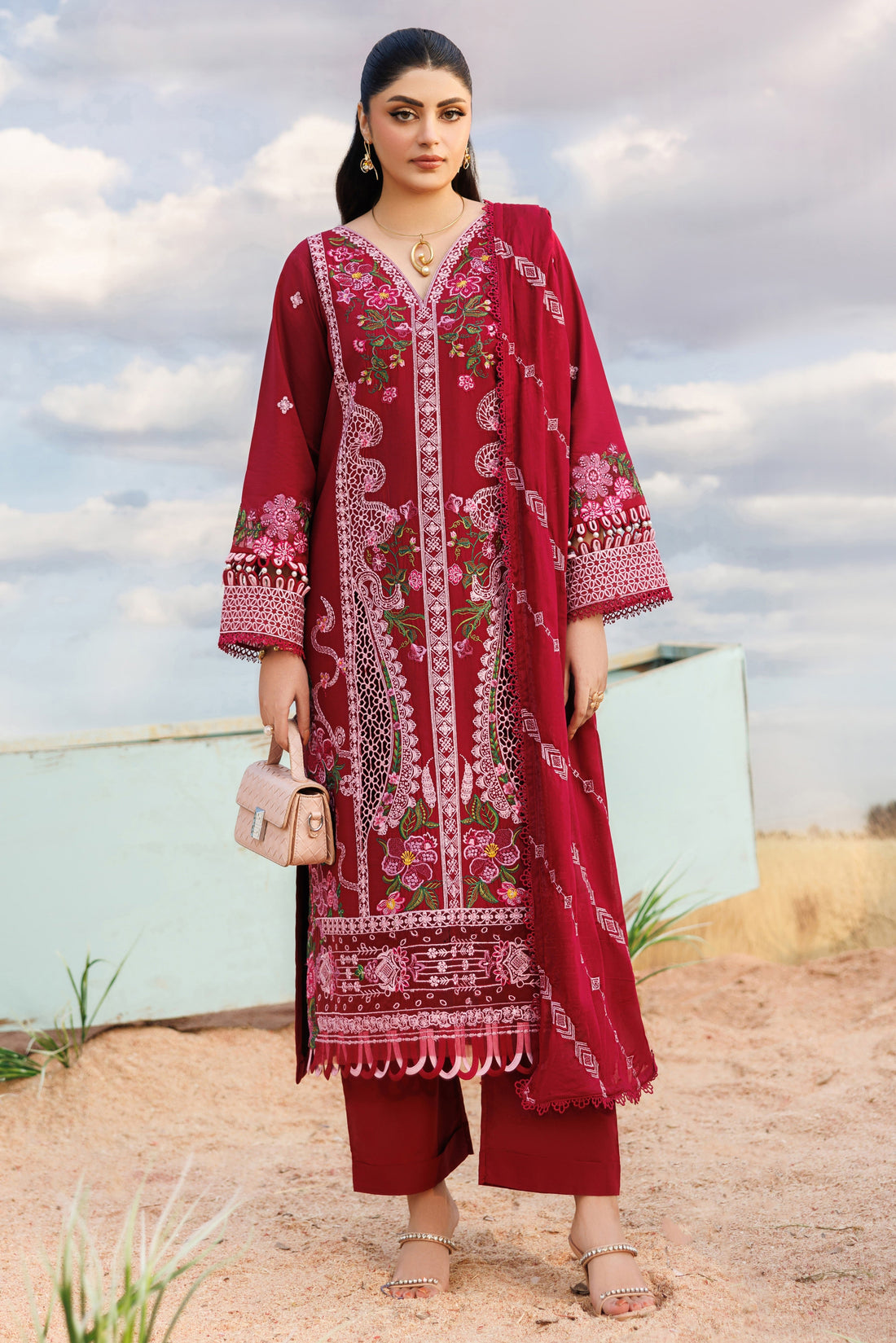 Parishay | Shangrila Lawn Vol 2 | ANG-05 | 3 PC LAWN - House Of Hania