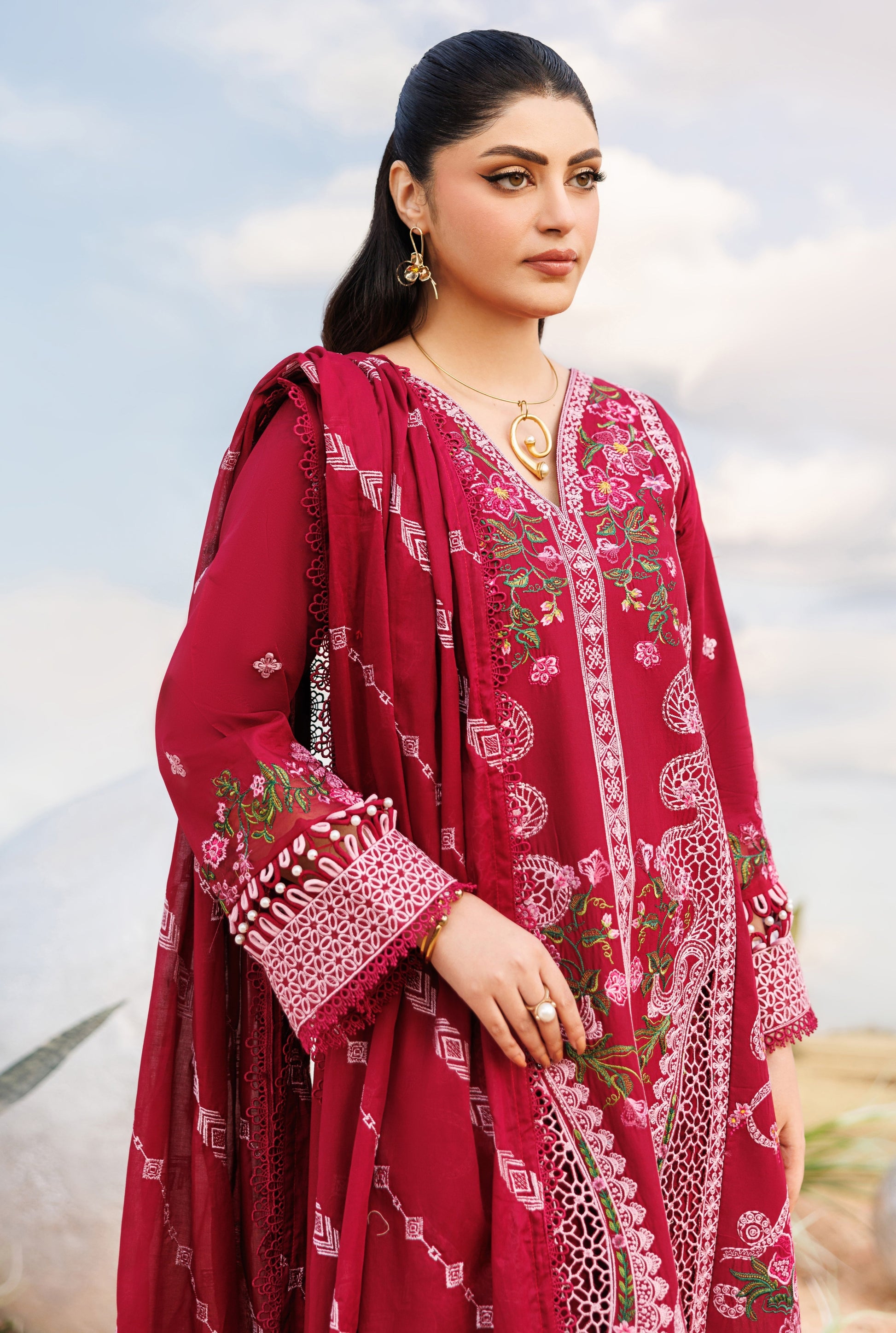 Parishay | Shangrila Lawn Vol 2 | ANG-05 | 3 PC LAWN - House Of Hania