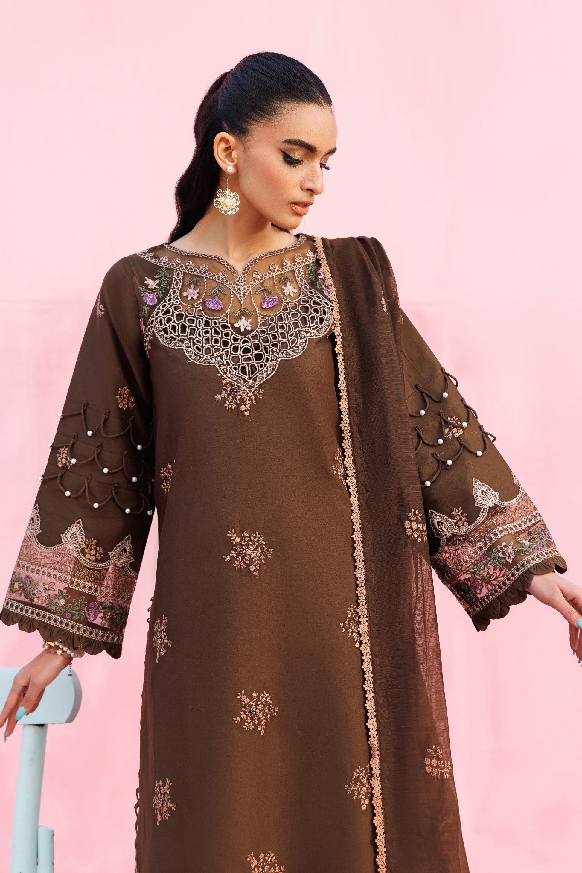 Parishay | Shangrila Lawn Vol 2 | ANG-06 | 3 PC LAWN - House Of Hania