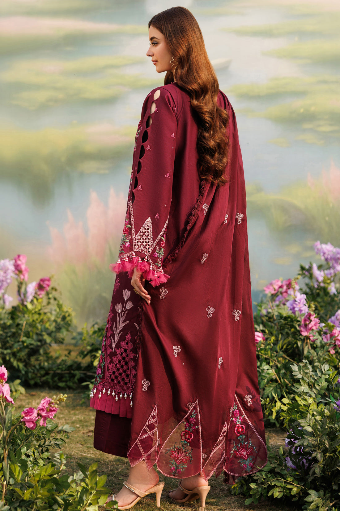 Parishay | Shangrila Lawn Vol 2 | ANG-07 | 3 PC LAWN - House Of Hania