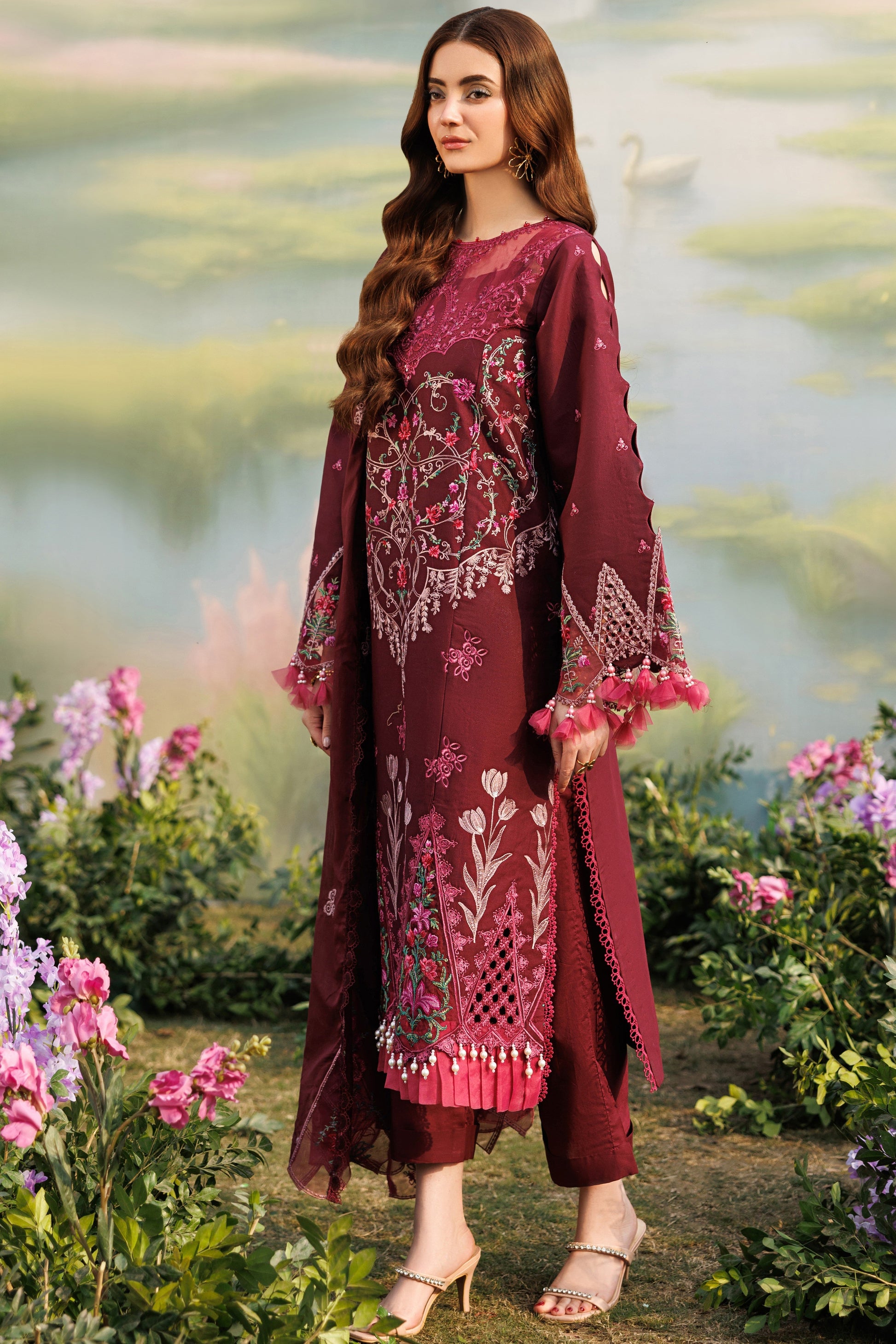 Parishay | Shangrila Lawn Vol 2 | ANG-07 | 3 PC LAWN - House Of Hania