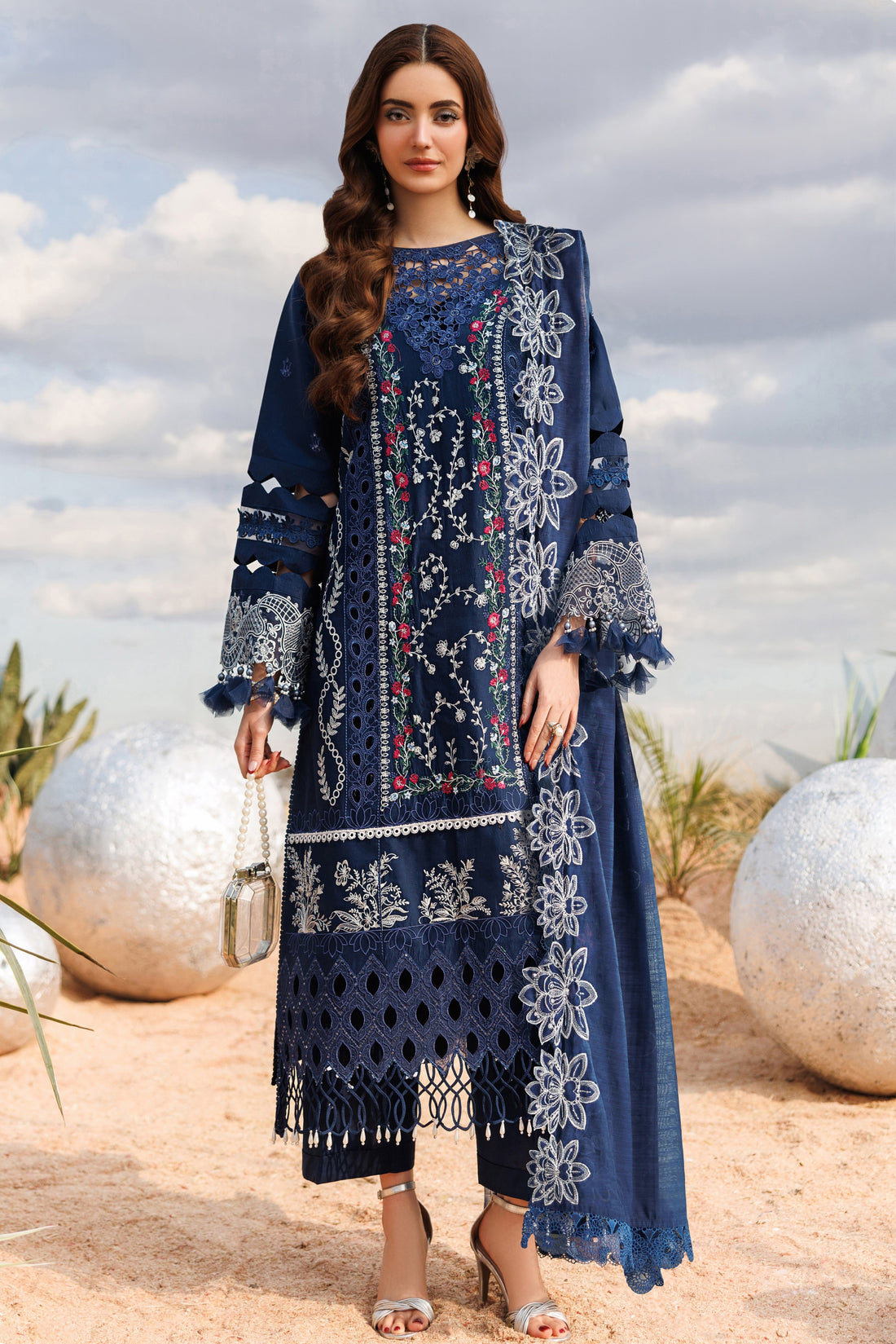 Parishay | Shangrila Lawn Vol 2 | ANG-08 | 3 PC LAWN - House Of Hania
