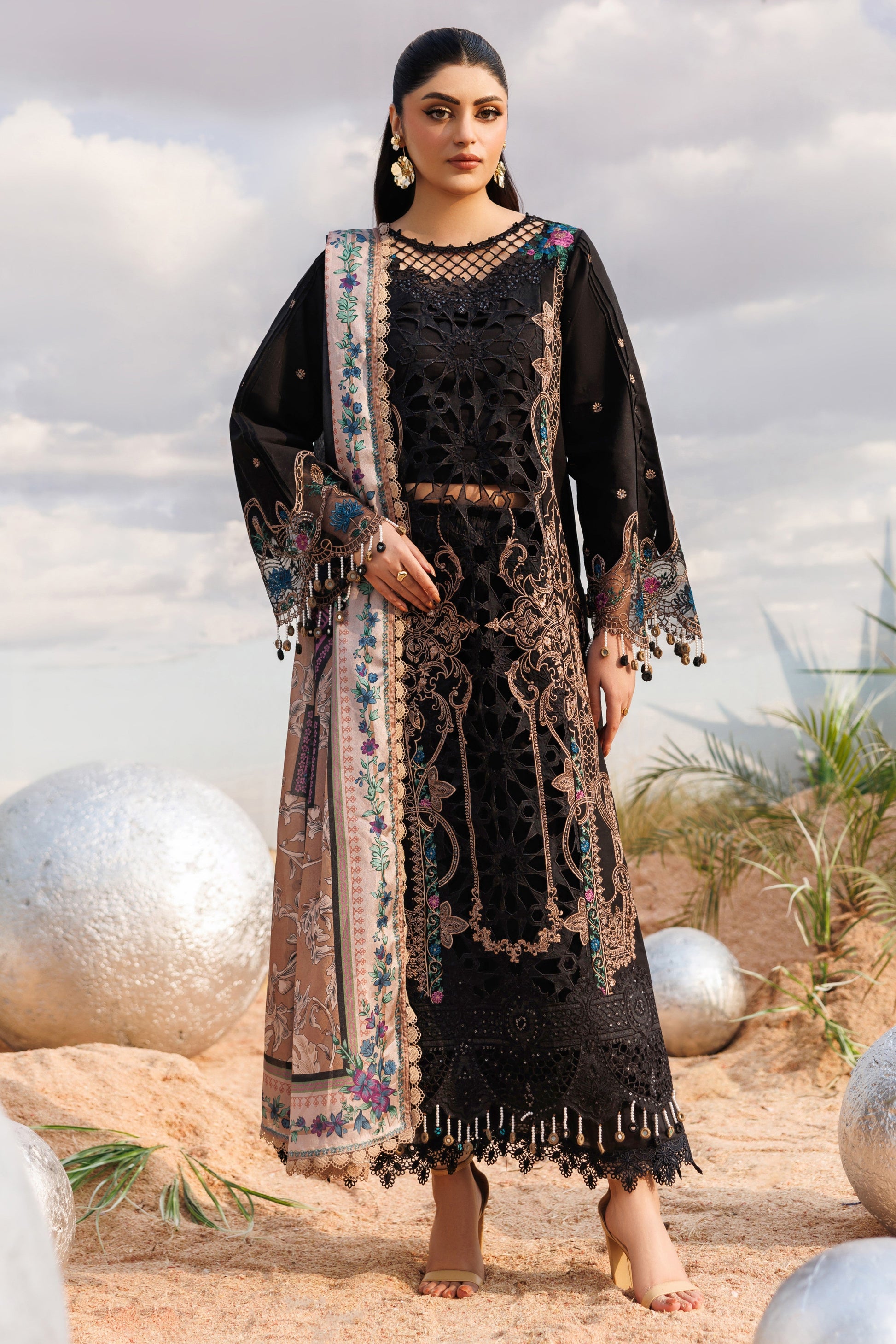 Parishay | Shangrila Lawn Vol 2 | ANG-09 | 3 PC LAWN - House Of Hania