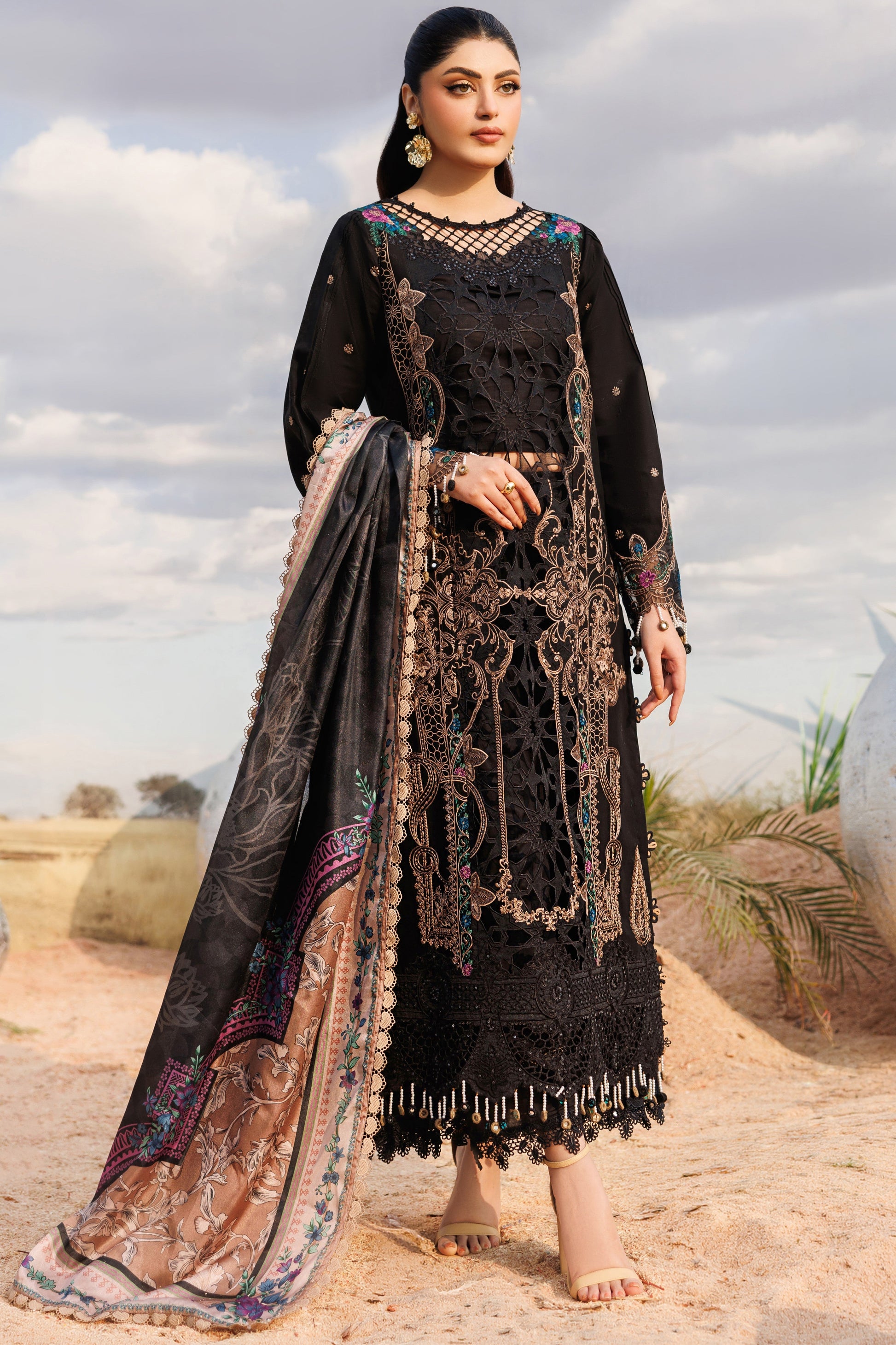 Parishay | Shangrila Lawn Vol 2 | ANG-09 | 3 PC LAWN - House Of Hania