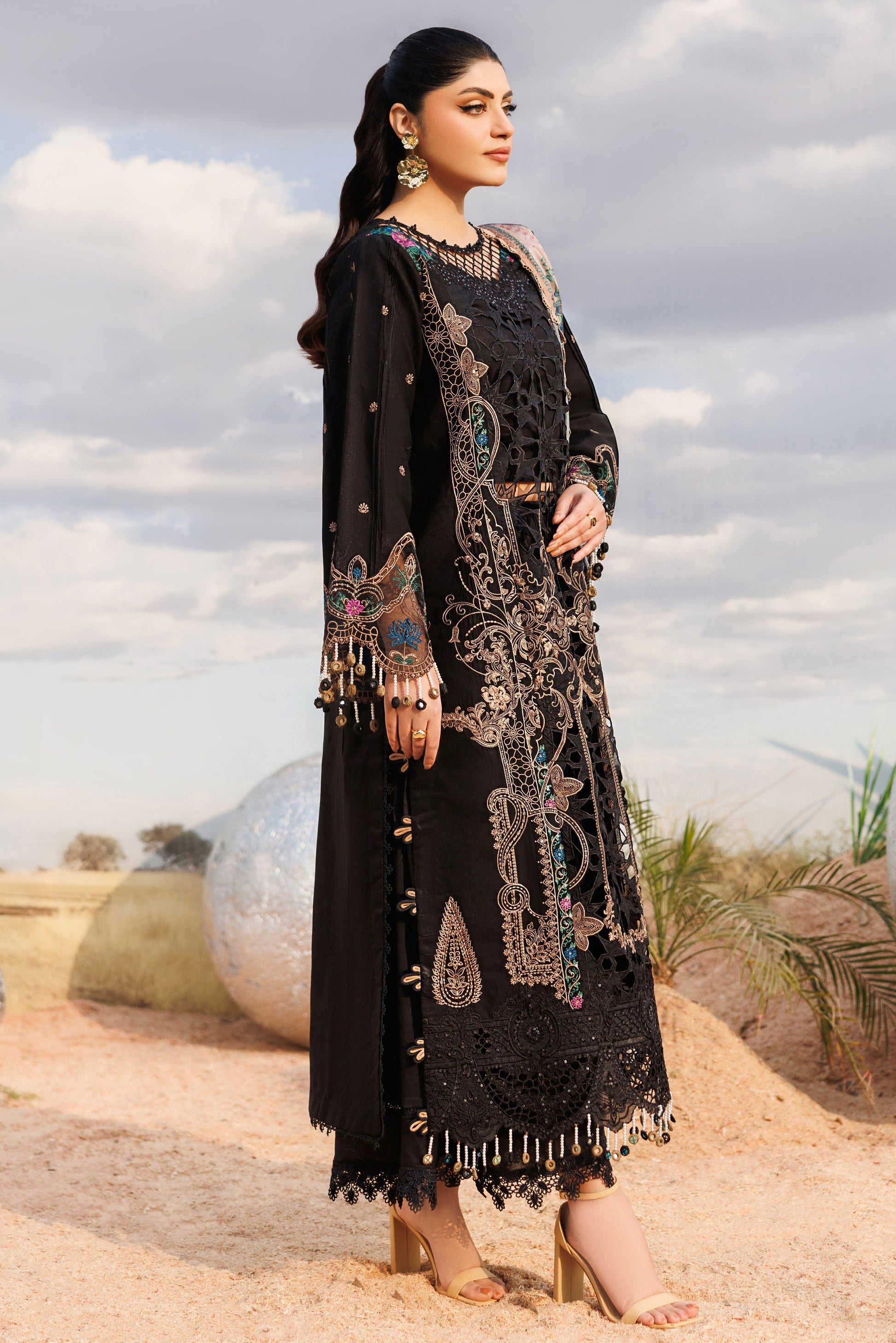 Parishay | Shangrila Lawn Vol 2 | ANG-09 | 3 PC LAWN - House Of Hania