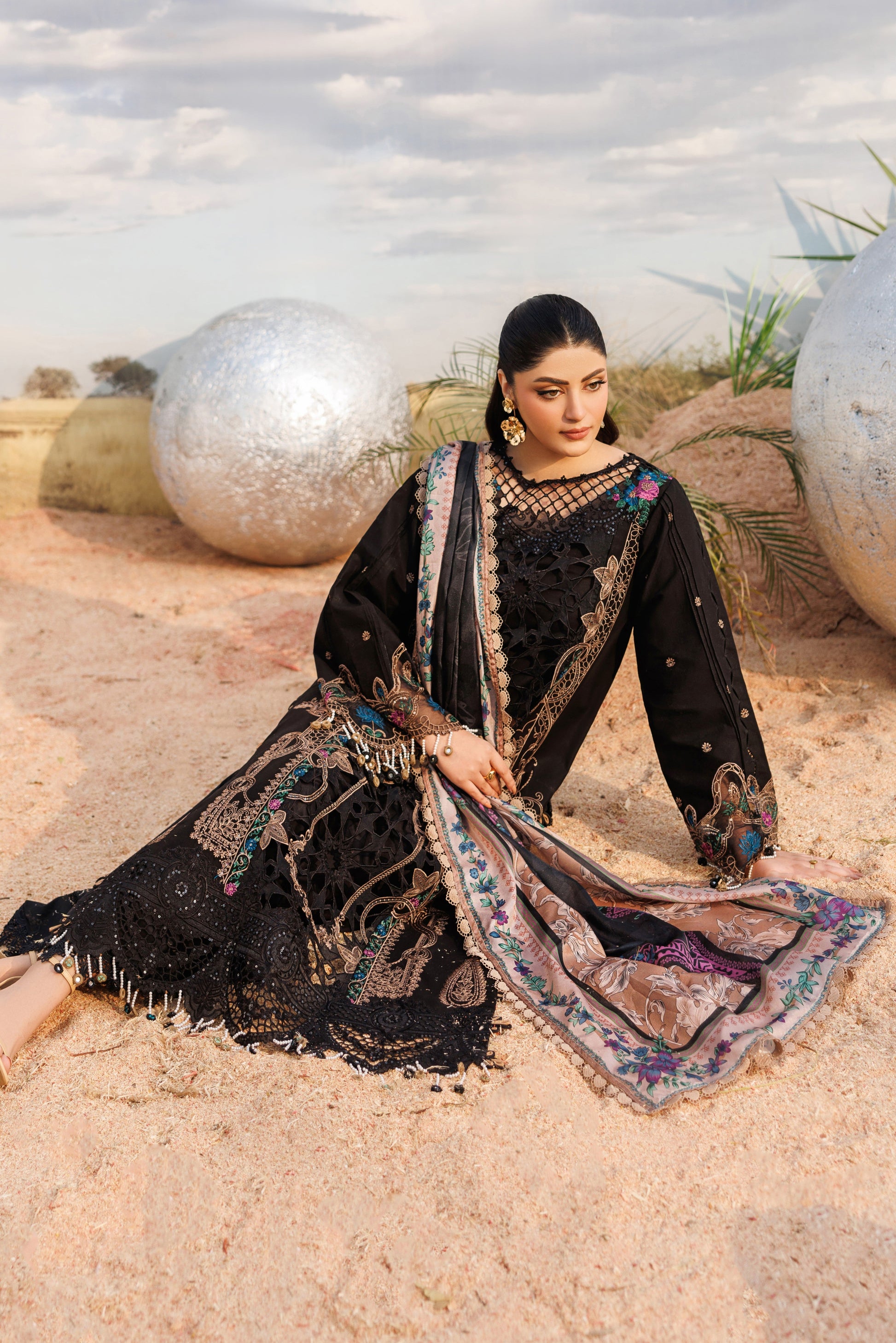 Parishay | Shangrila Lawn Vol 2 | ANG-09 | 3 PC LAWN - House Of Hania