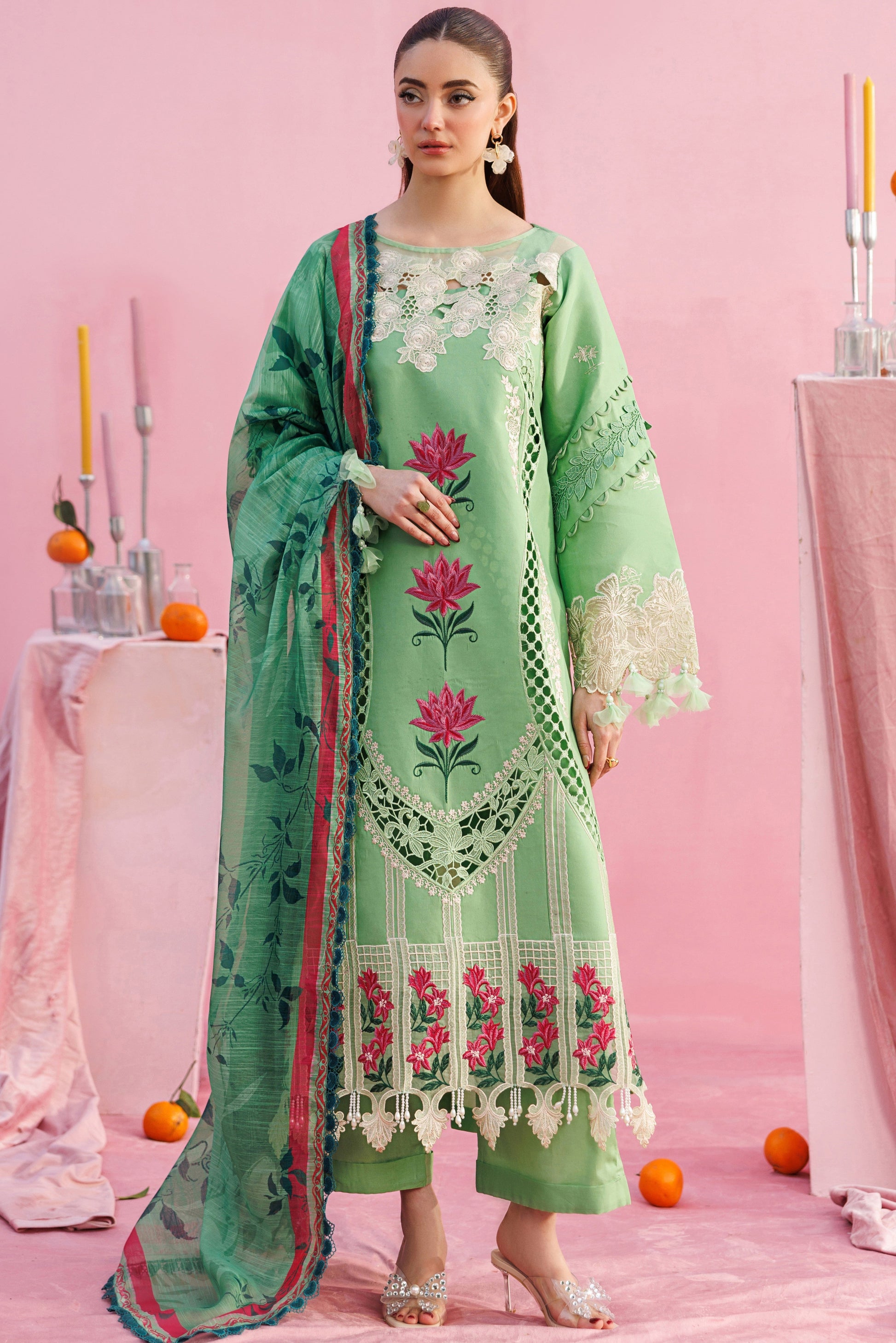 Parishay | Shangrila Lawn Vol 2 | ANG-10 | 3 PC LAWN - House Of Hania