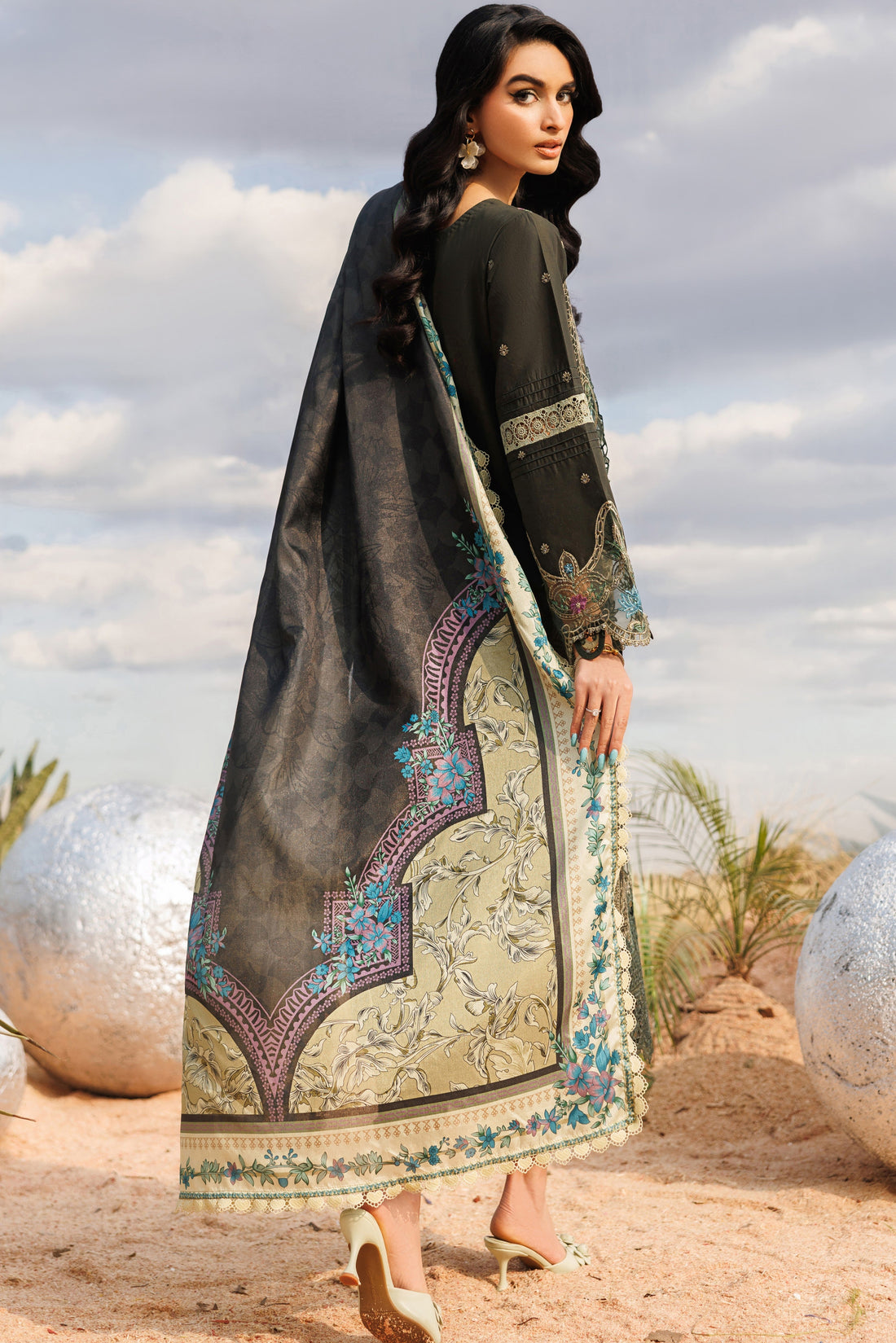 Parishay | Shangrila Lawn Vol 2 | ANG-12 | 3 PC LAWN - House Of Hania