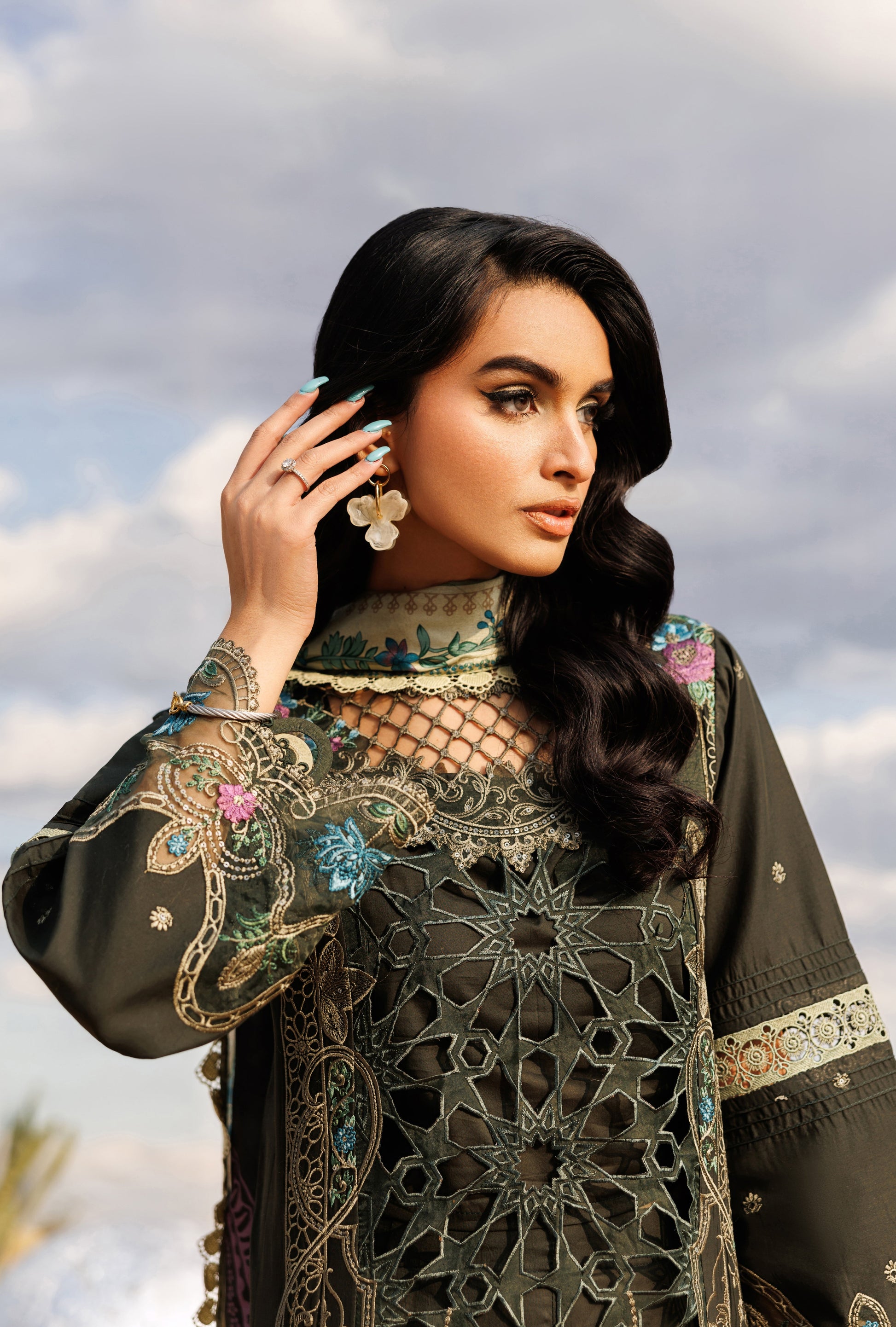 Parishay | Shangrila Lawn Vol 2 | ANG-12 | 3 PC LAWN - House Of Hania