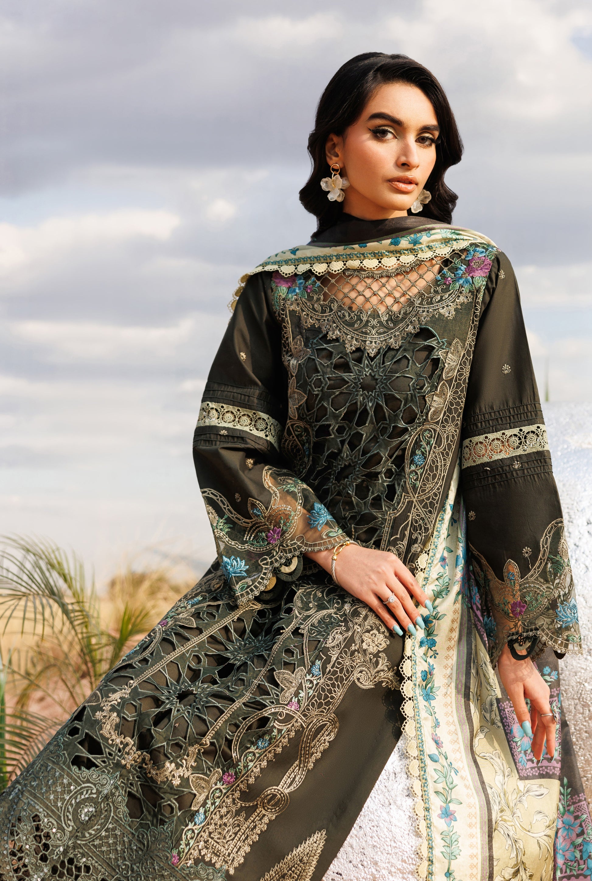 Parishay | Shangrila Lawn Vol 2 | ANG-12 | 3 PC LAWN - House Of Hania