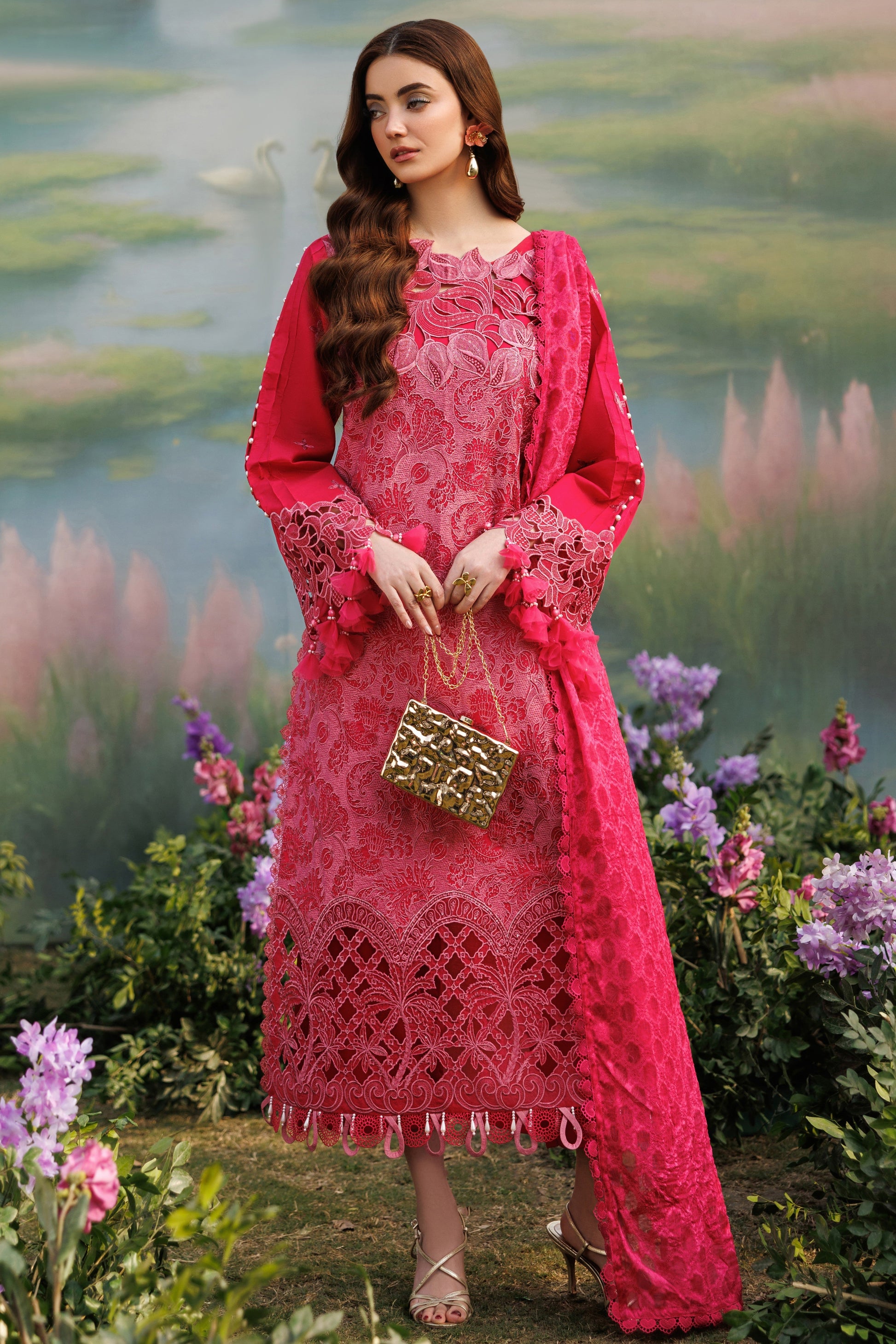 Parishay | Shangrila Lawn Vol 2 | ANG-13 | 3 PC LAWN - House Of Hania