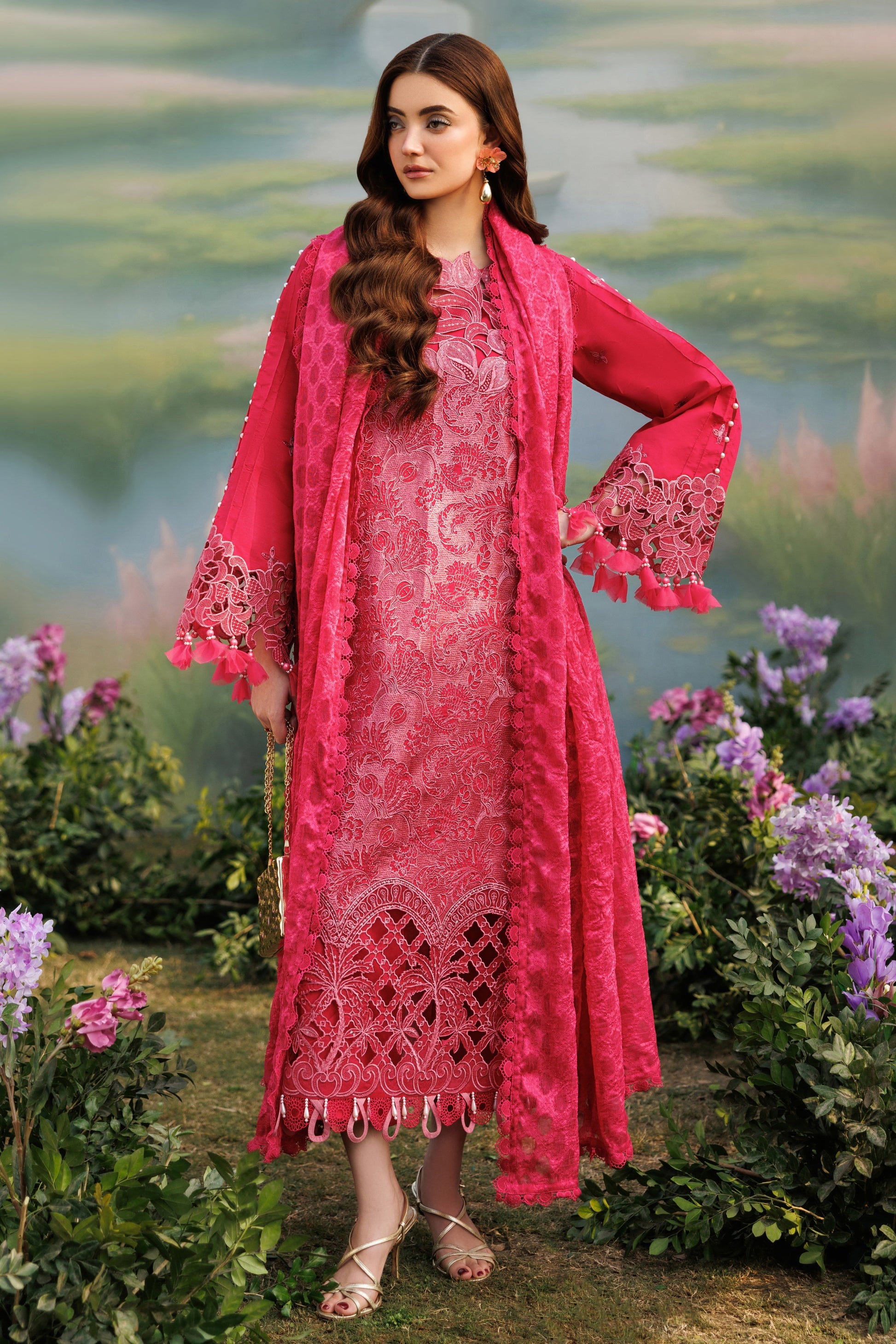 Parishay | Shangrila Lawn Vol 2 | ANG-13 | 3 PC LAWN - House Of Hania
