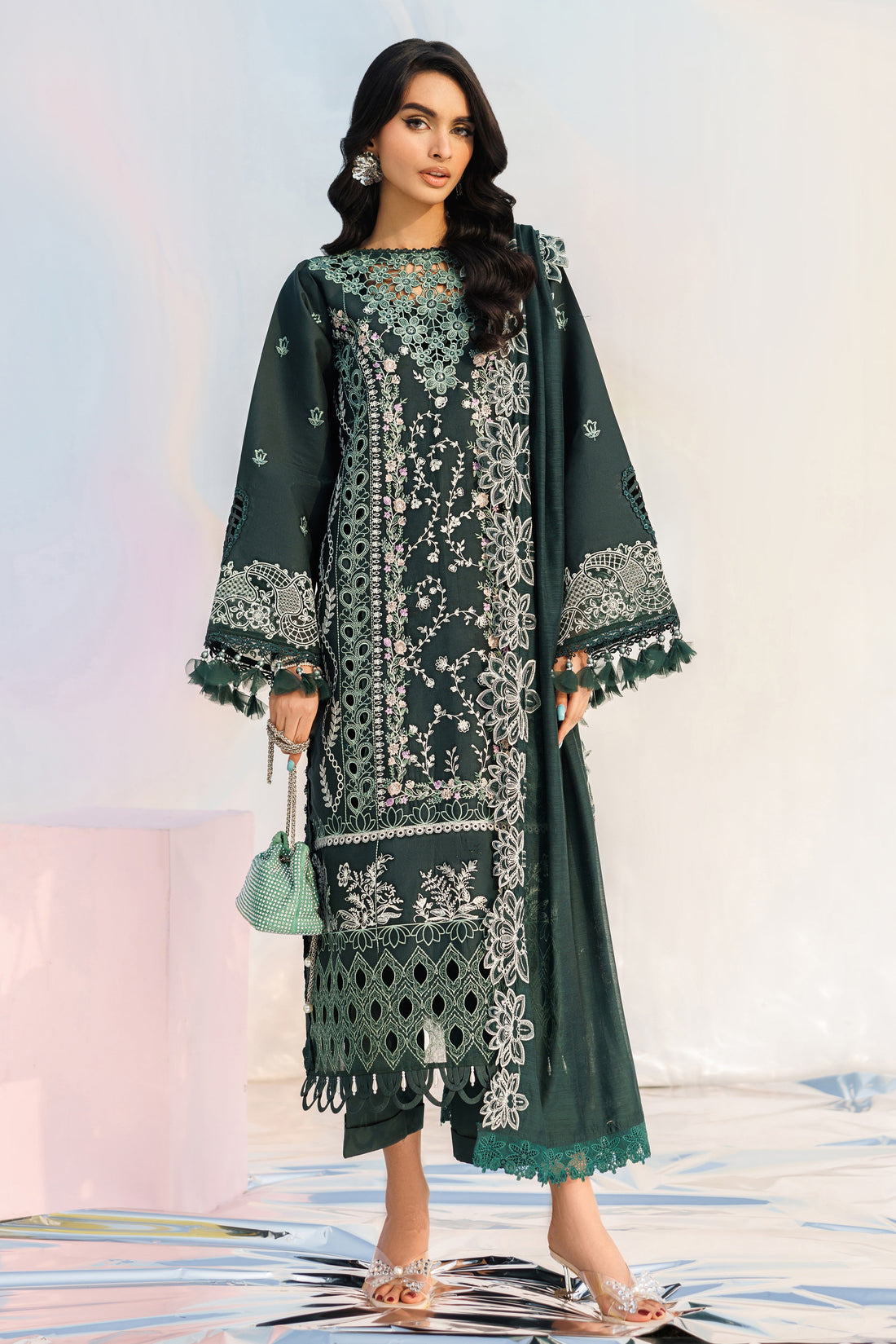 Parishay | Shangrila Lawn Vol 2 | ANG-14 | 3 PC LAWN - House Of Hania