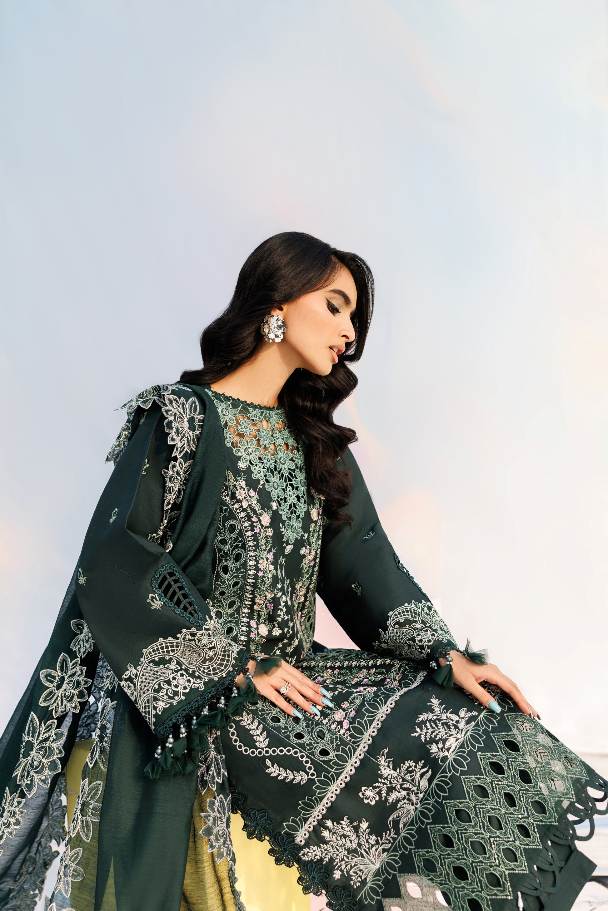Parishay | Shangrila Lawn Vol 2 | ANG-14 | 3 PC LAWN - House Of Hania