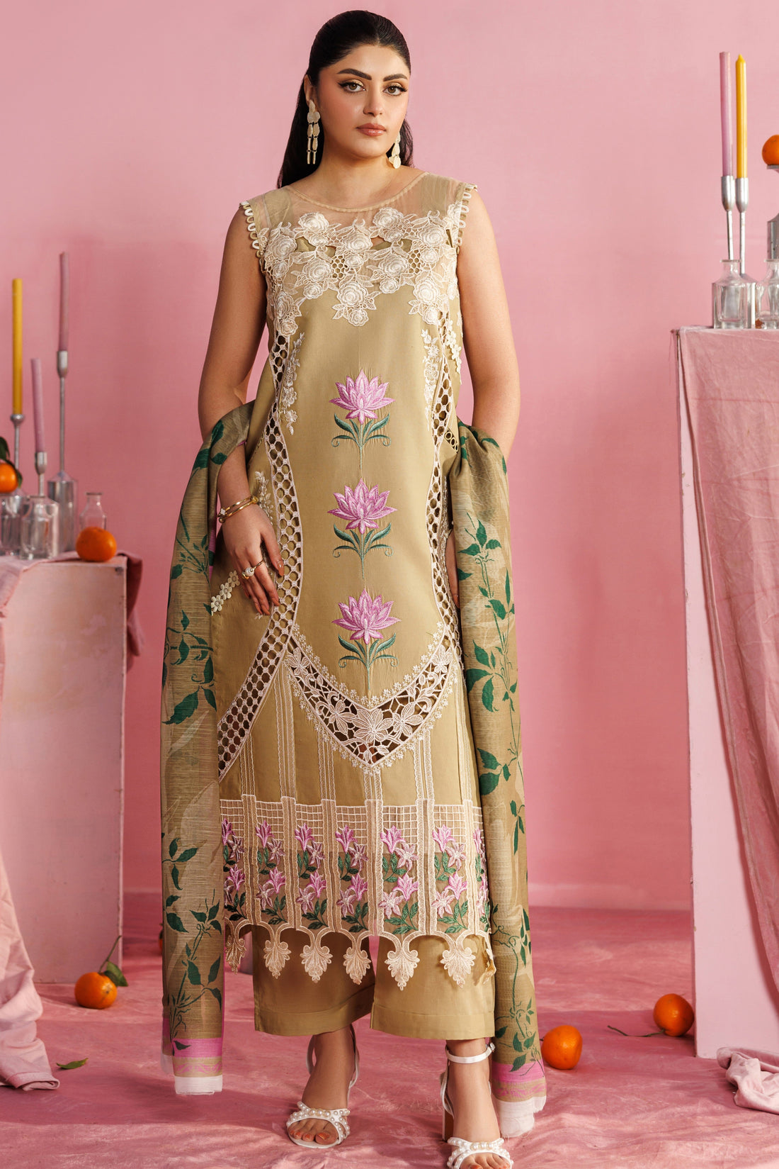 Parishay | Shangrila Lawn Vol 2 | ANG-15 | 3 PC LAWN - House Of Hania