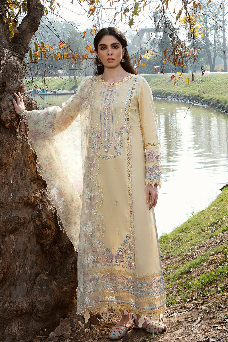 QALAMKAR QLINE-AK-02 VIDA-LAWN COLLECTION'23 - House Of Hania