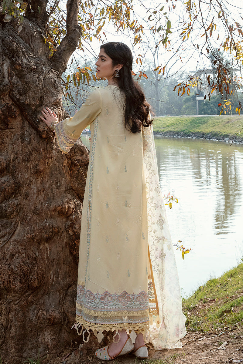 QALAMKAR QLINE-AK-02 VIDA-LAWN COLLECTION'23 - House Of Hania