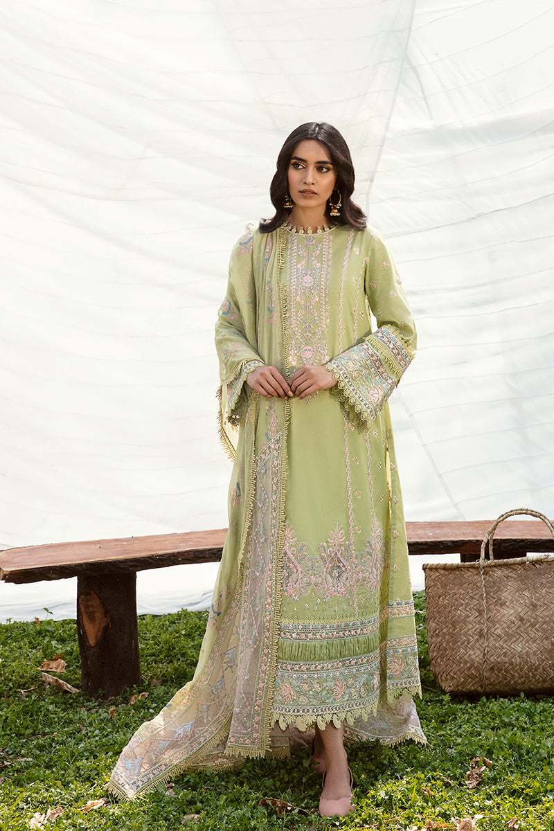 QALAMKAR QLINE-AK-03 RAISA-LAWN COLLECTION'23 - House Of Hania
