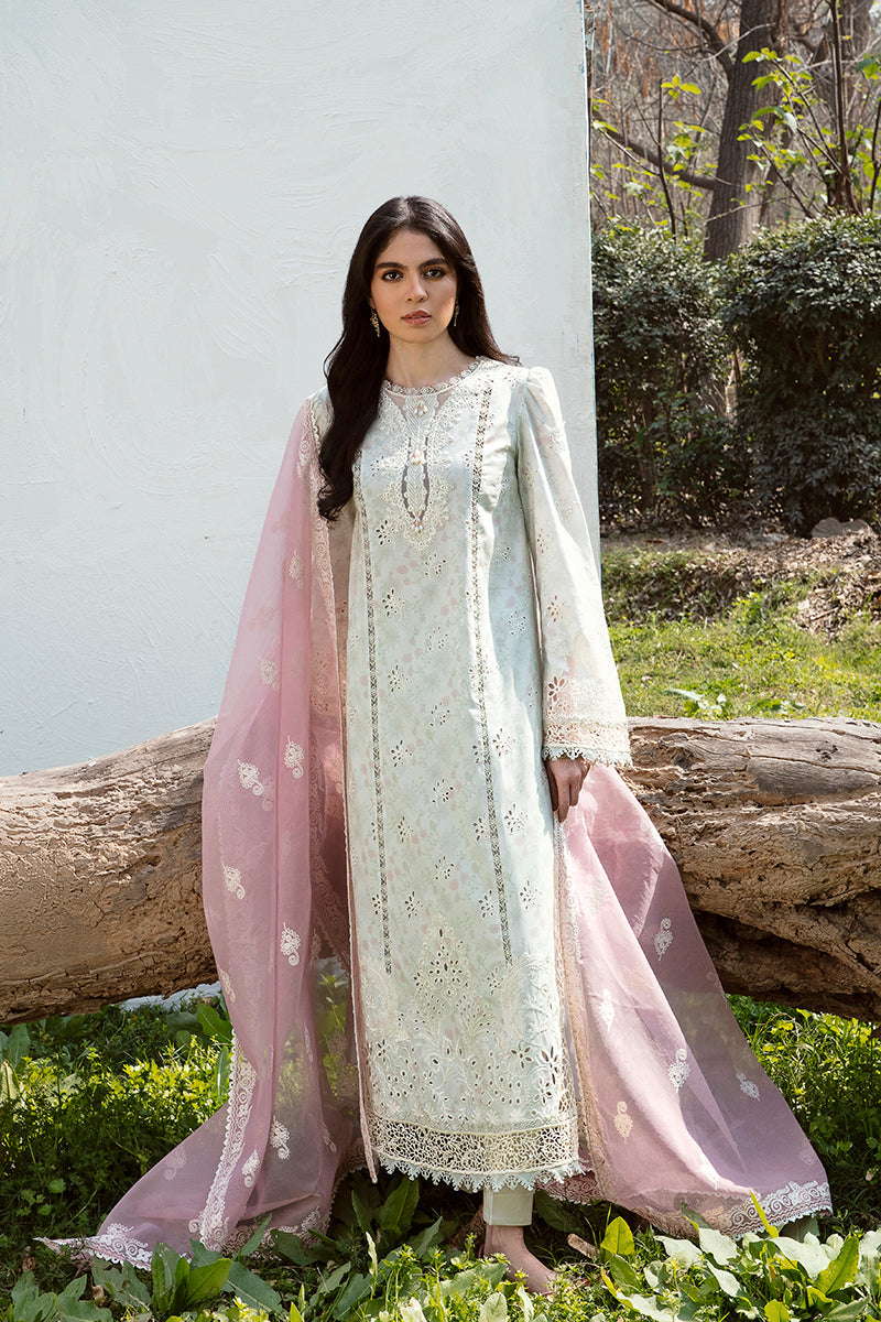 QALAMKAR QLINE-AK-12 GIZA-LAWN COLLECTION'23 - House Of Hania