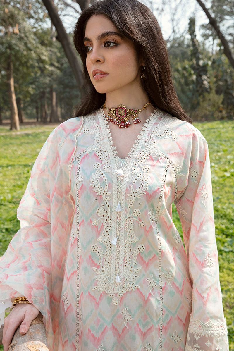 QALAMKAR QLINE-AK-14 FERN-LAWN COLLECTION'23 - House Of Hania