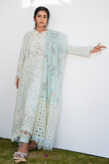 QALAMKAR QLINEKARI-RT-08 AYLIN-LAWN COLLECTION'23 - House Of Hania