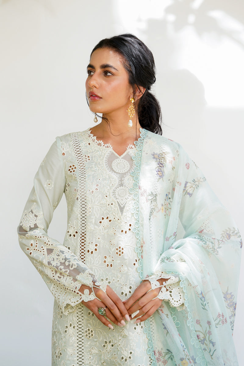 QALAMKAR QLINEKARI-RT-08 AYLIN-LAWN COLLECTION'23 - House Of Hania