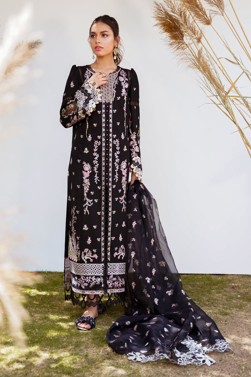 QALAMKAR QLINEKARI-RT-09 SYLVI-LAWN COLLECTION'23 - House Of Hania