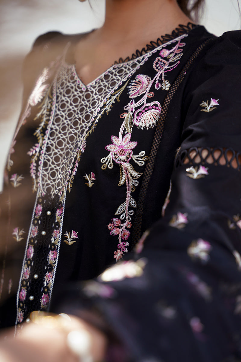 QALAMKAR QLINEKARI-RT-09 SYLVI-LAWN COLLECTION'23 - House Of Hania
