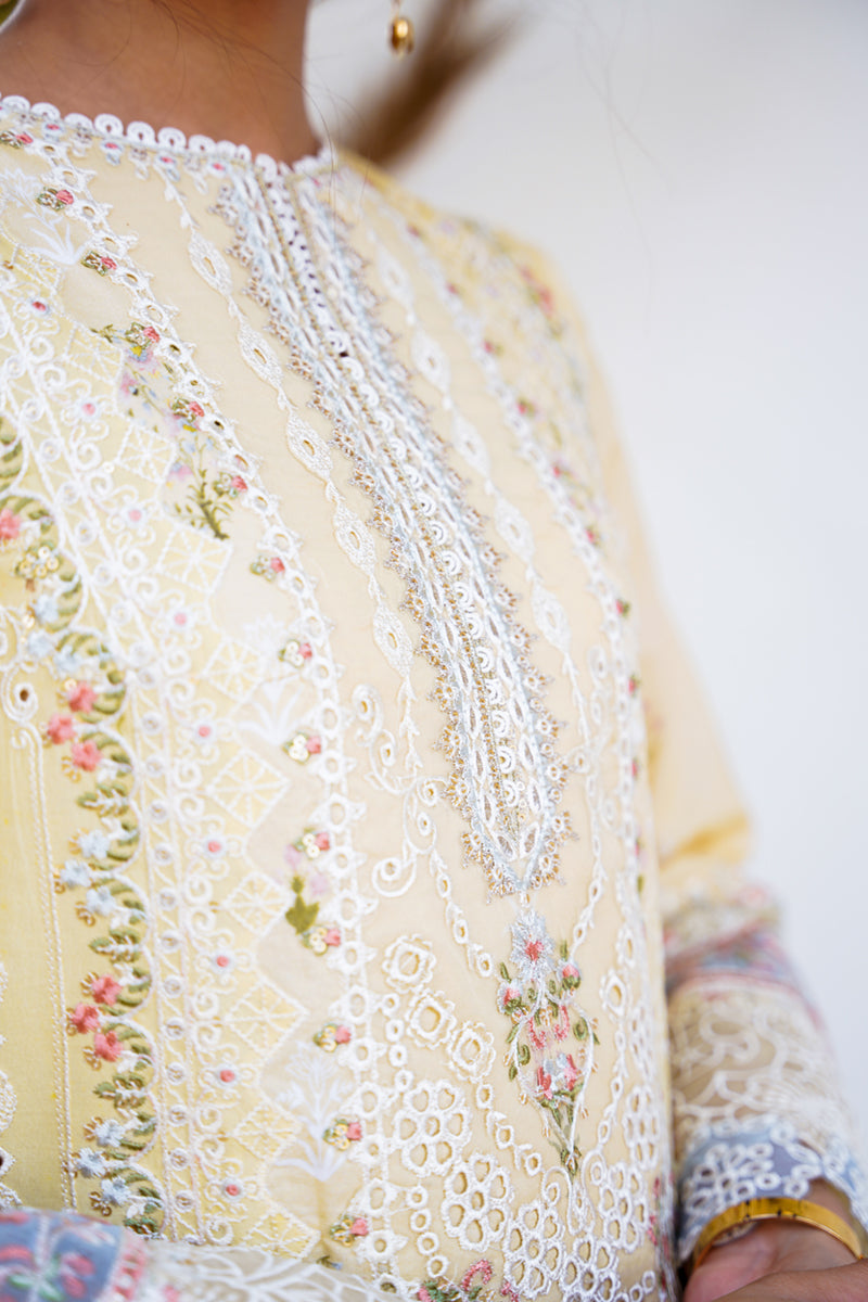 QALAMKAR QLINEKARI-RT-12 RYAN-LAWN COLLECTION'23 - House Of Hania