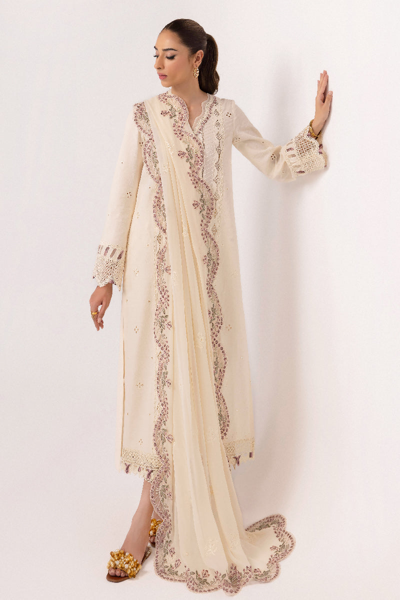 Qalamkar | Basic Pret 25 | KT-01 Lverah - House Of Hania