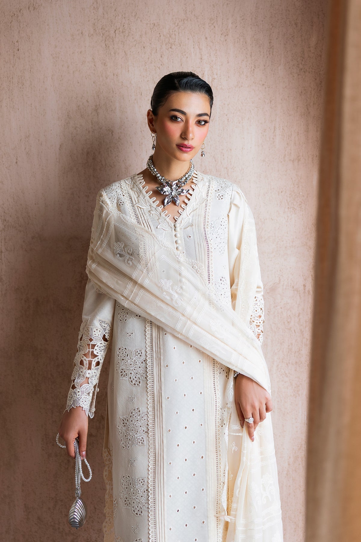 Qalamkar | Casual Pret 26 | PA-01 HALO - House Of Hania