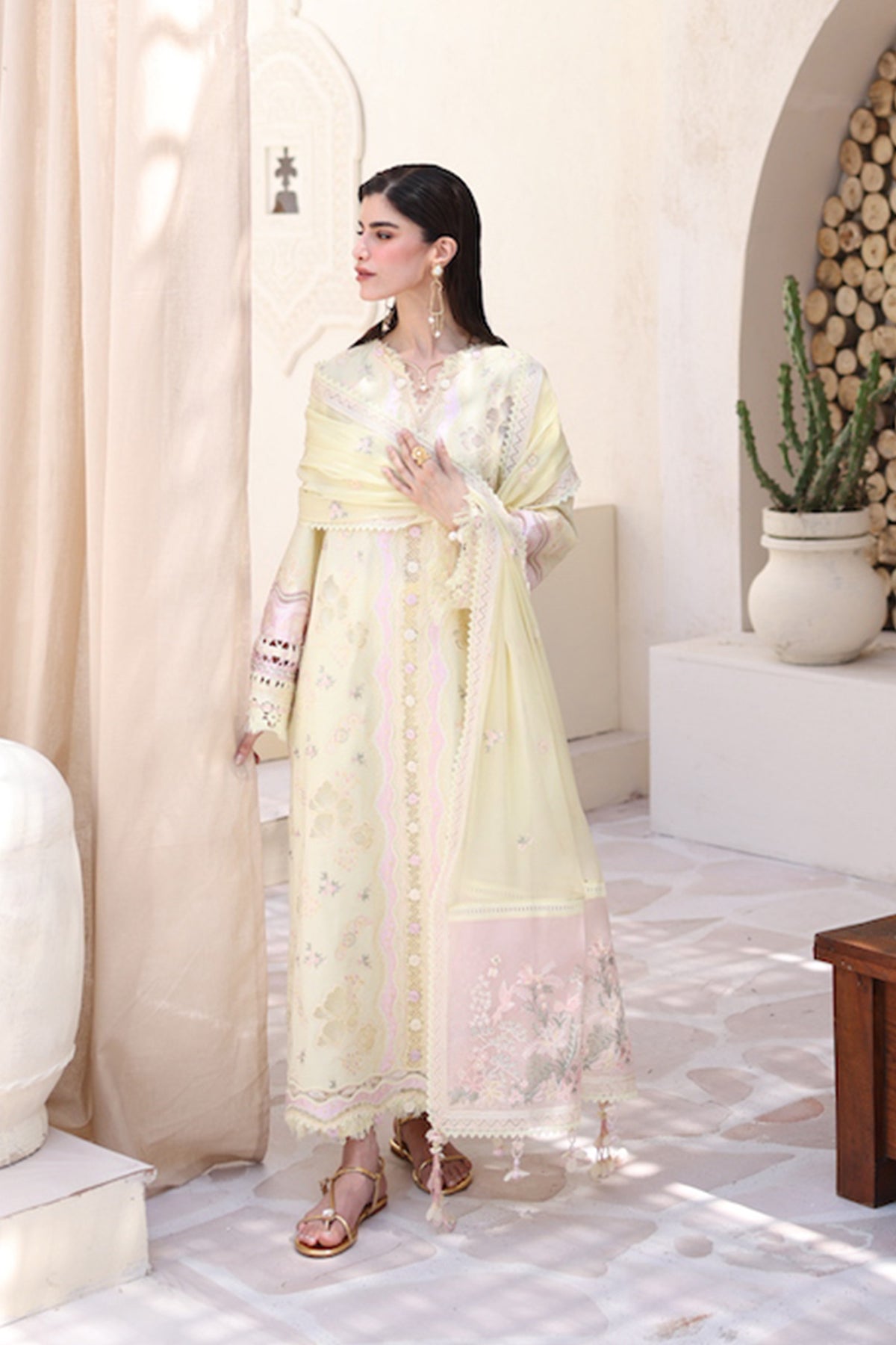 Qalamkar | Casual Pret 26 | PA-02 DAWN - House Of Hania