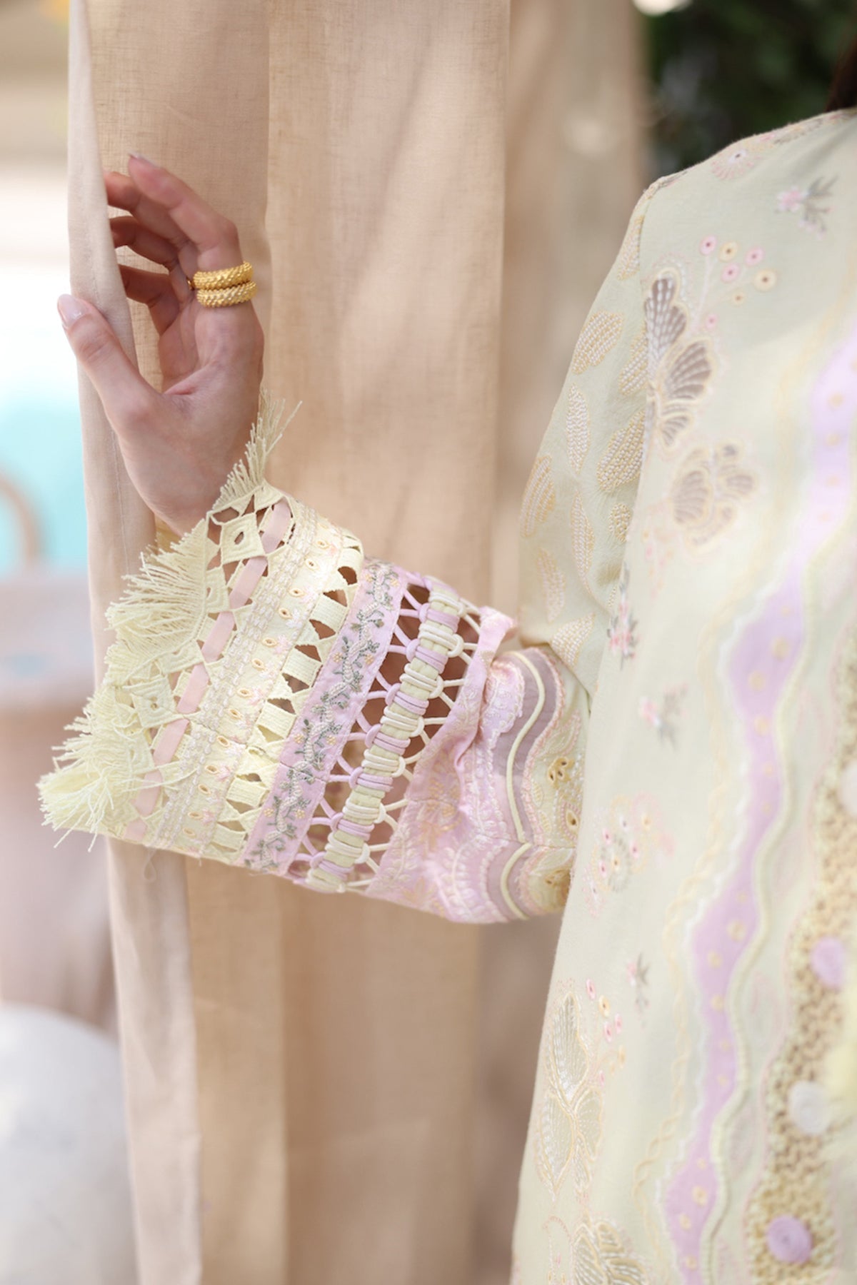 Qalamkar | Casual Pret 26 | PA-02 DAWN - House Of Hania