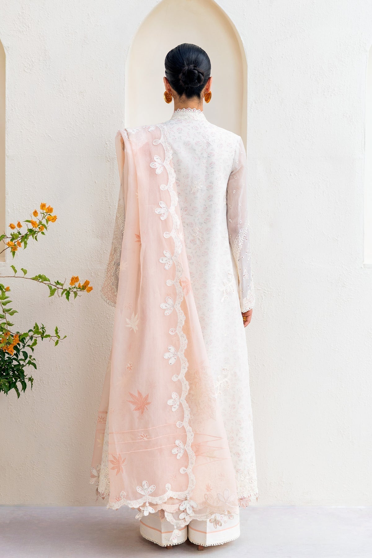 Qalamkar | Casual Pret 26 | PA-05 VEIL - House Of Hania