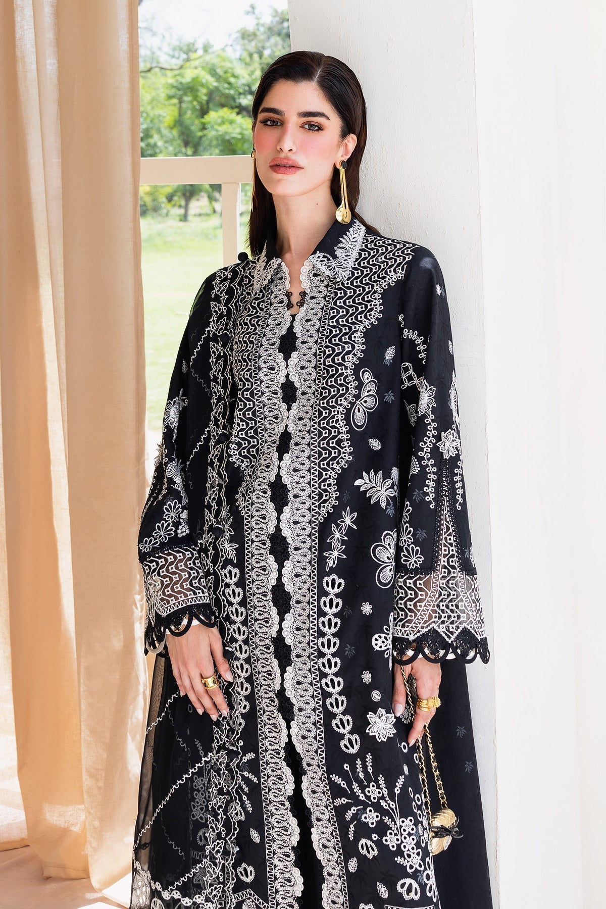 Qalamkar | Casual Pret 26 | PA-06 ECLIPSE - House Of Hania