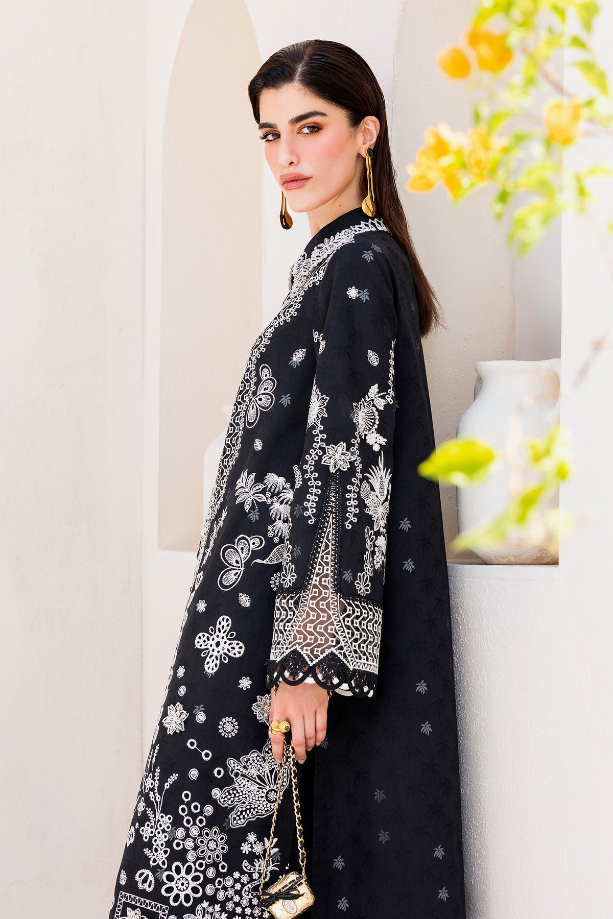 Qalamkar | Casual Pret 26 | PA-06 ECLIPSE - House Of Hania