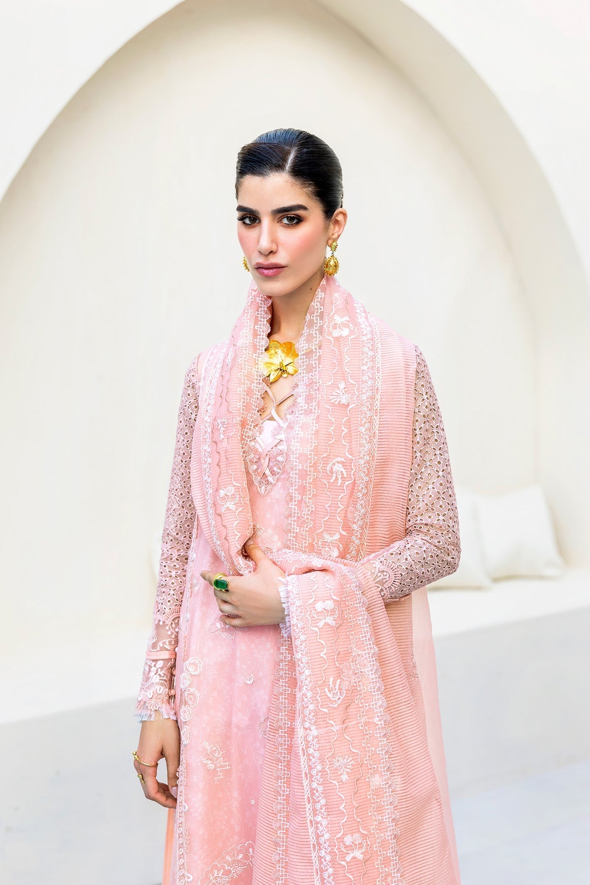 Qalamkar | Casual Pret 26 | PA-07 BLOOM - House Of Hania
